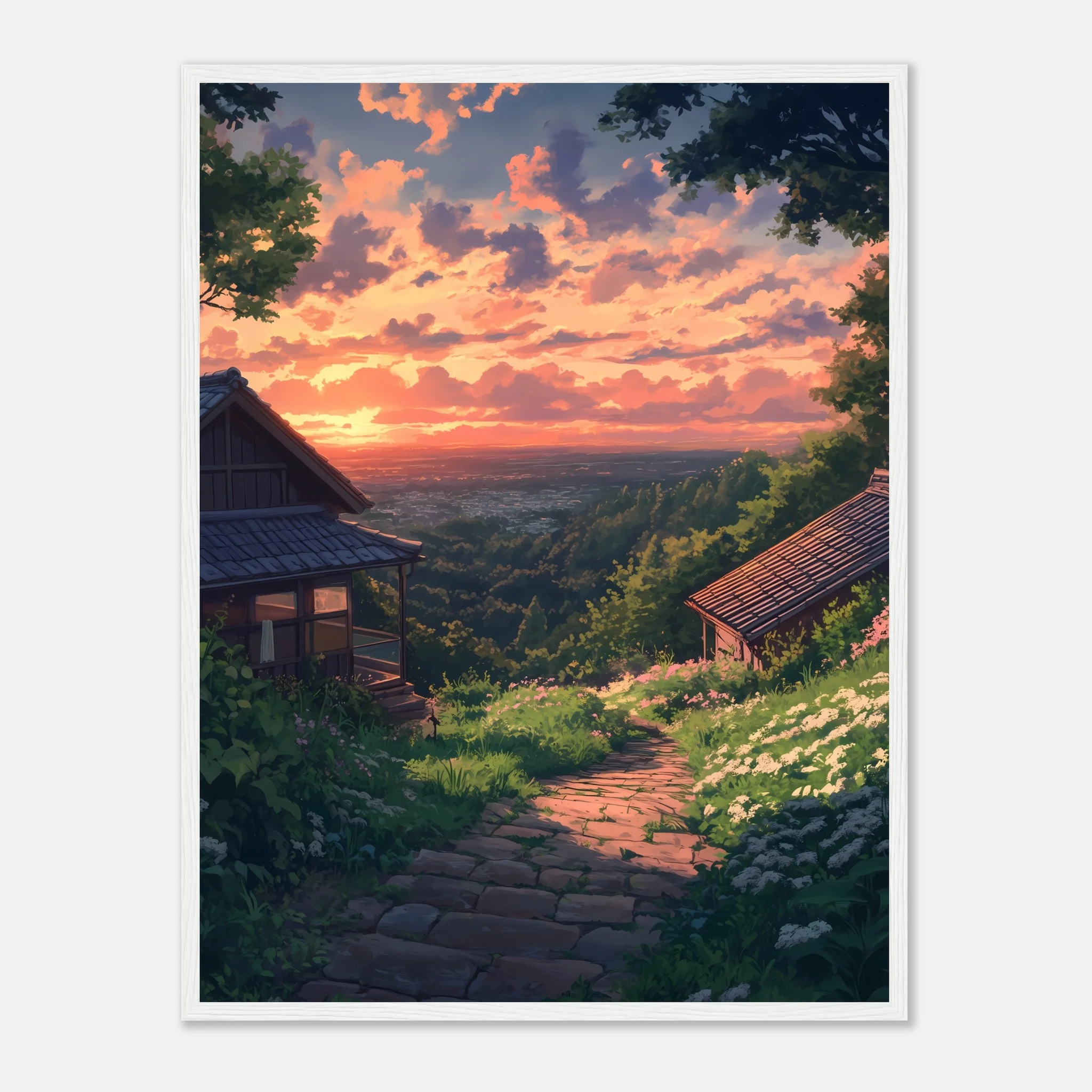 Golden Sunset in Japan – Poster - Image 10