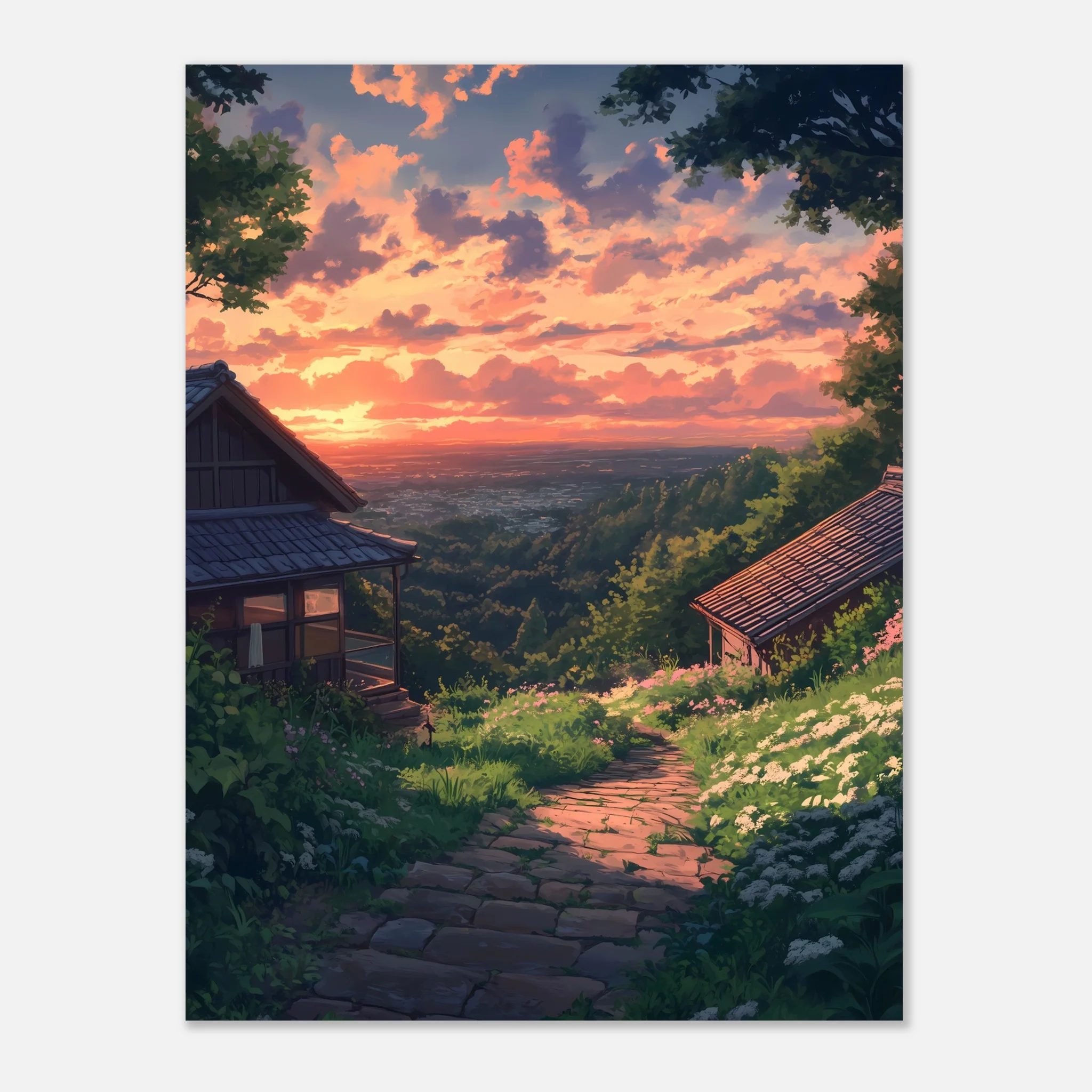 Golden Sunset in Japan – Poster - Image 12