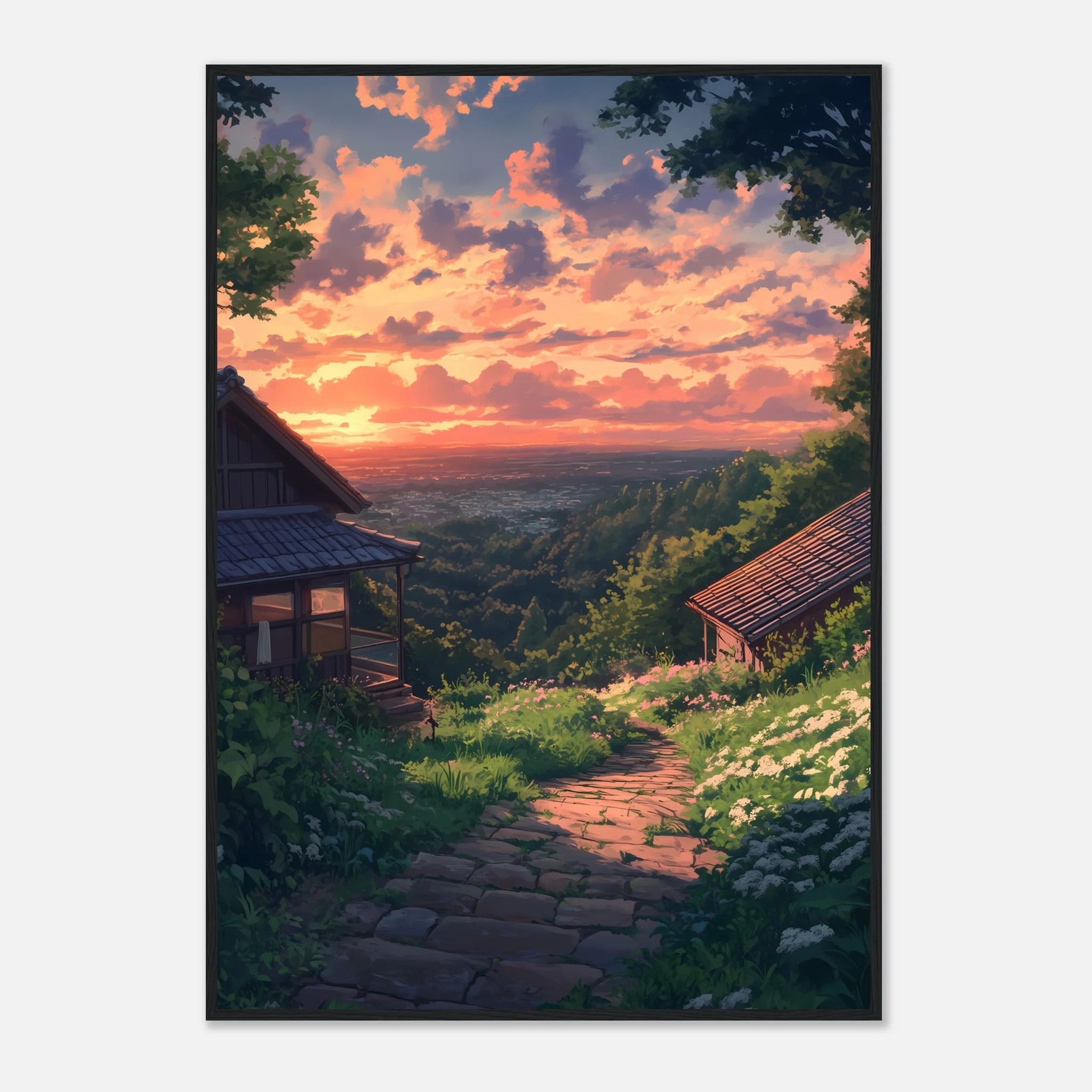 Golden Sunset in Japan – Poster - Image 16