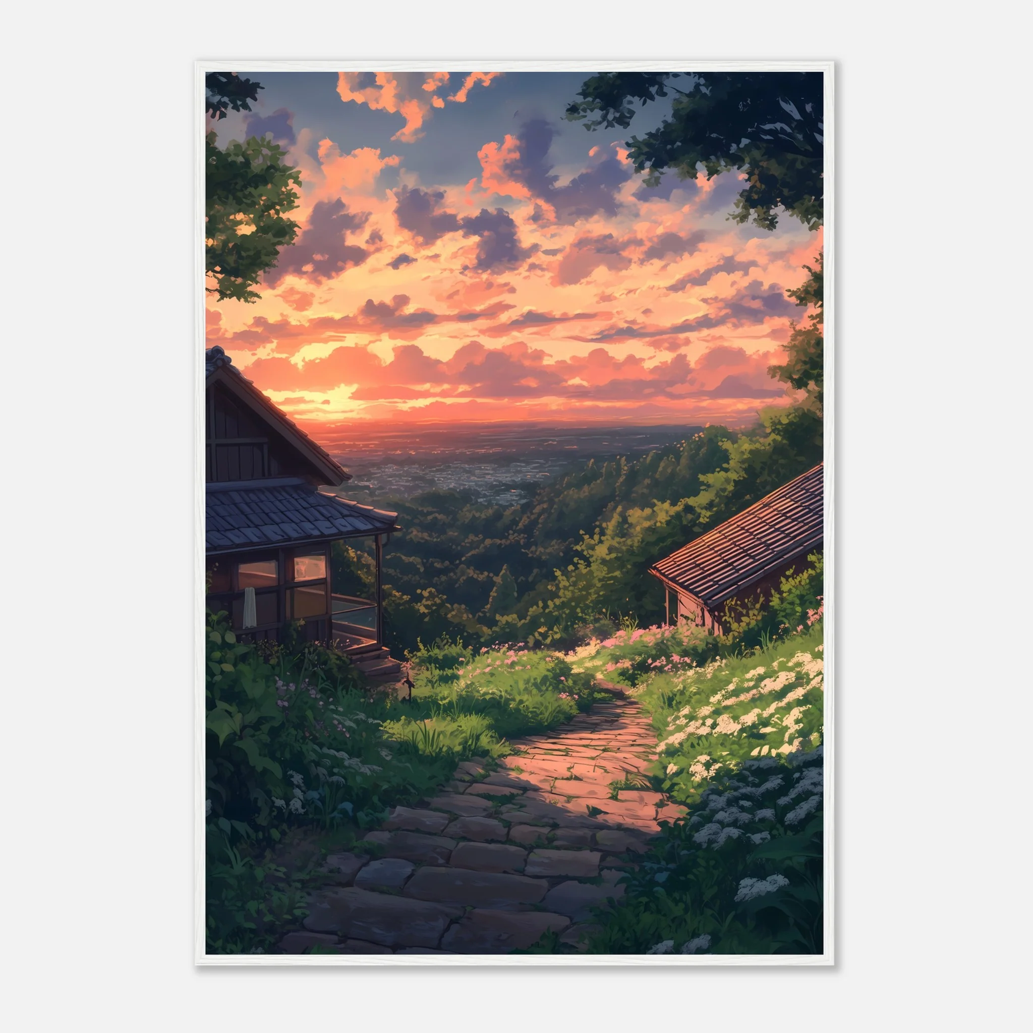 Golden Sunset in Japan – Poster - Image 21