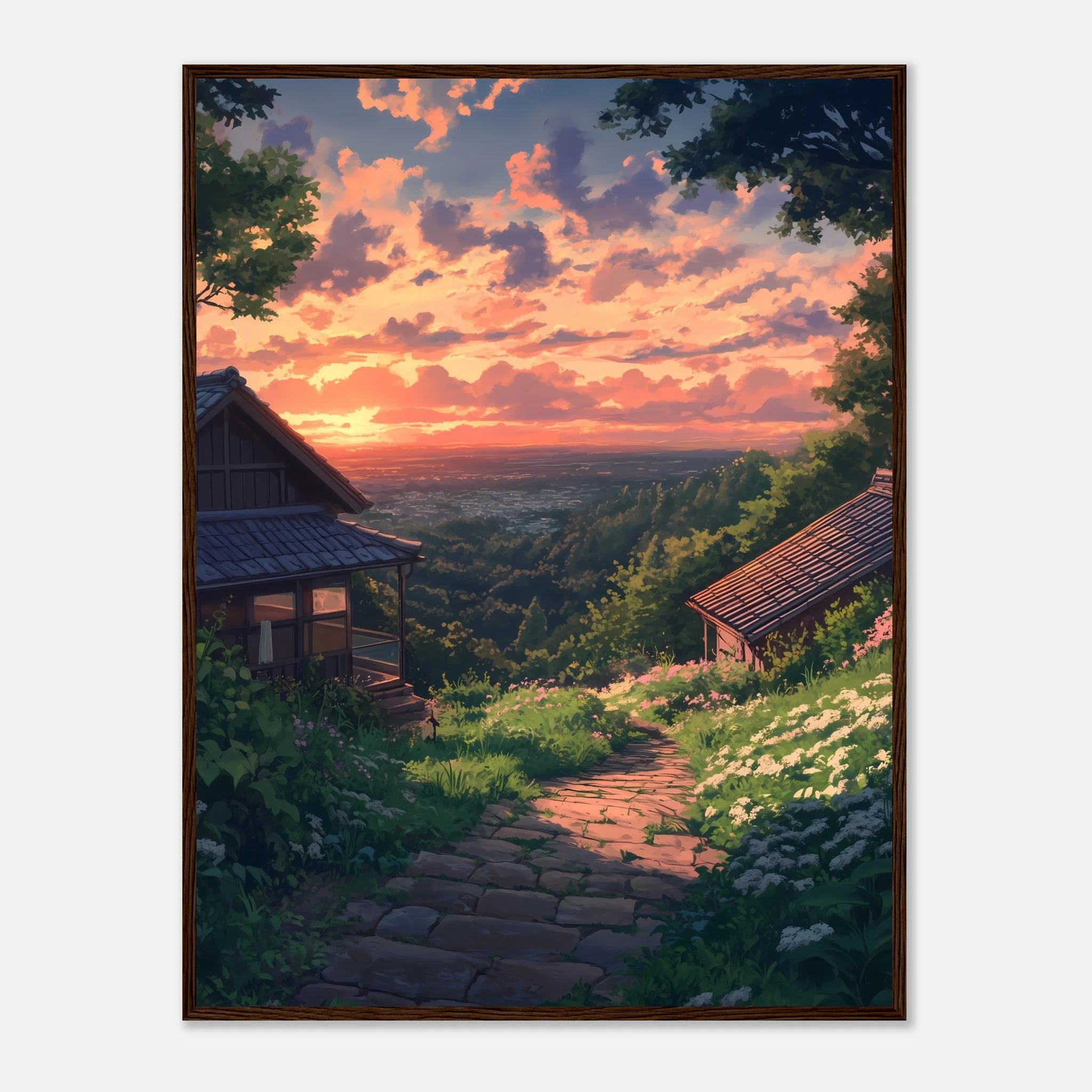 Golden Sunset in Japan – Poster - Image 9