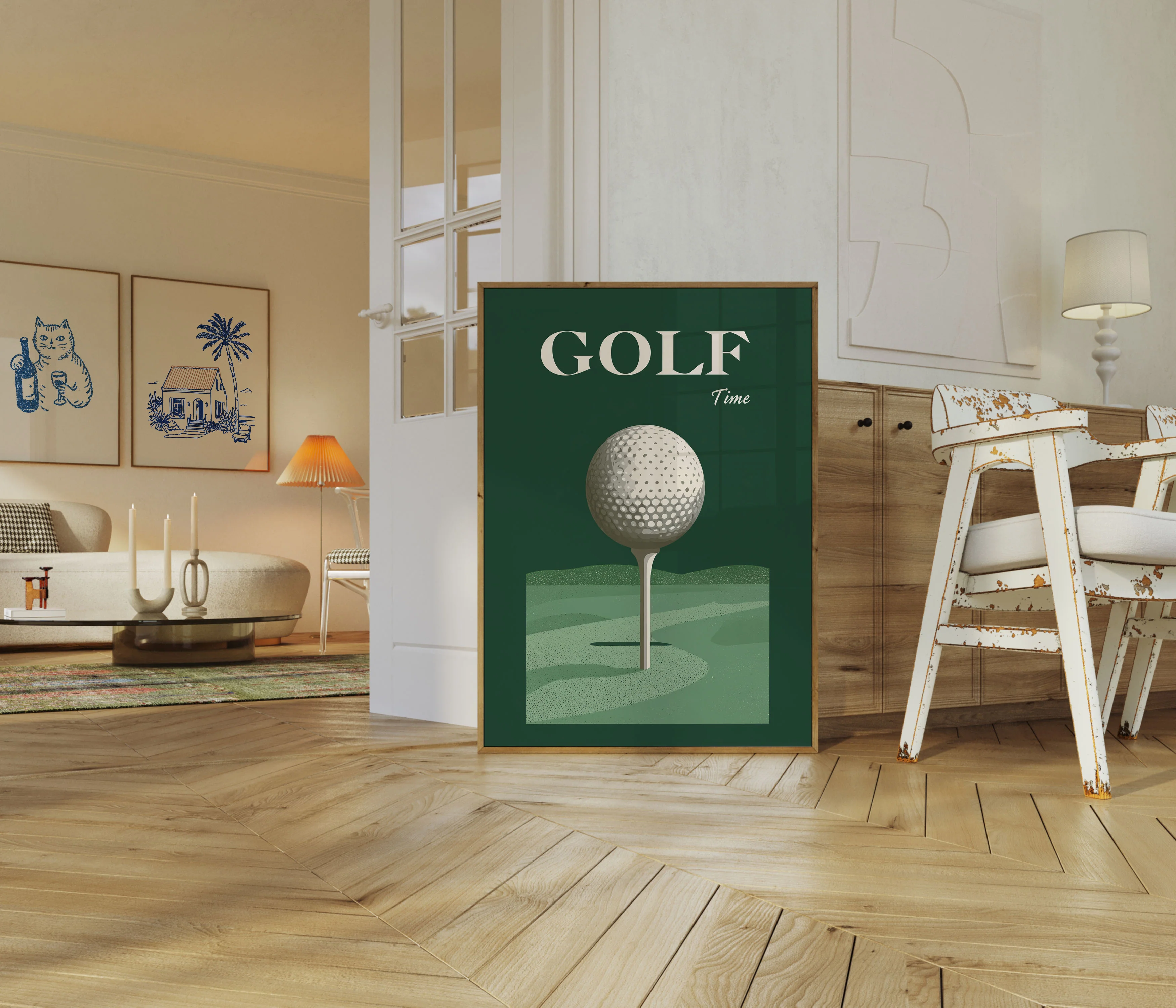 Golf Time Vintage Poster - Image 5