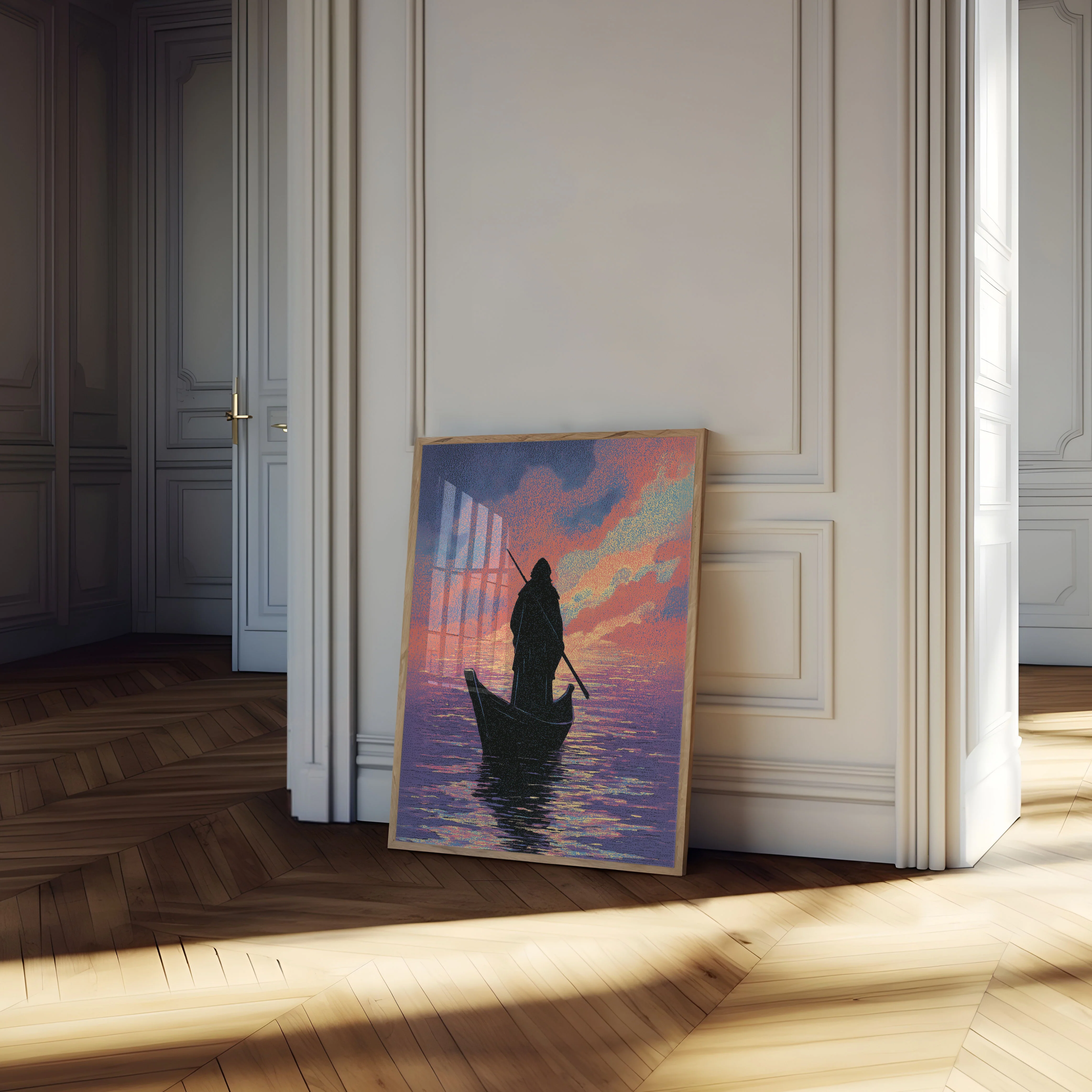 Gondolier at Sunset Poster - Image 4