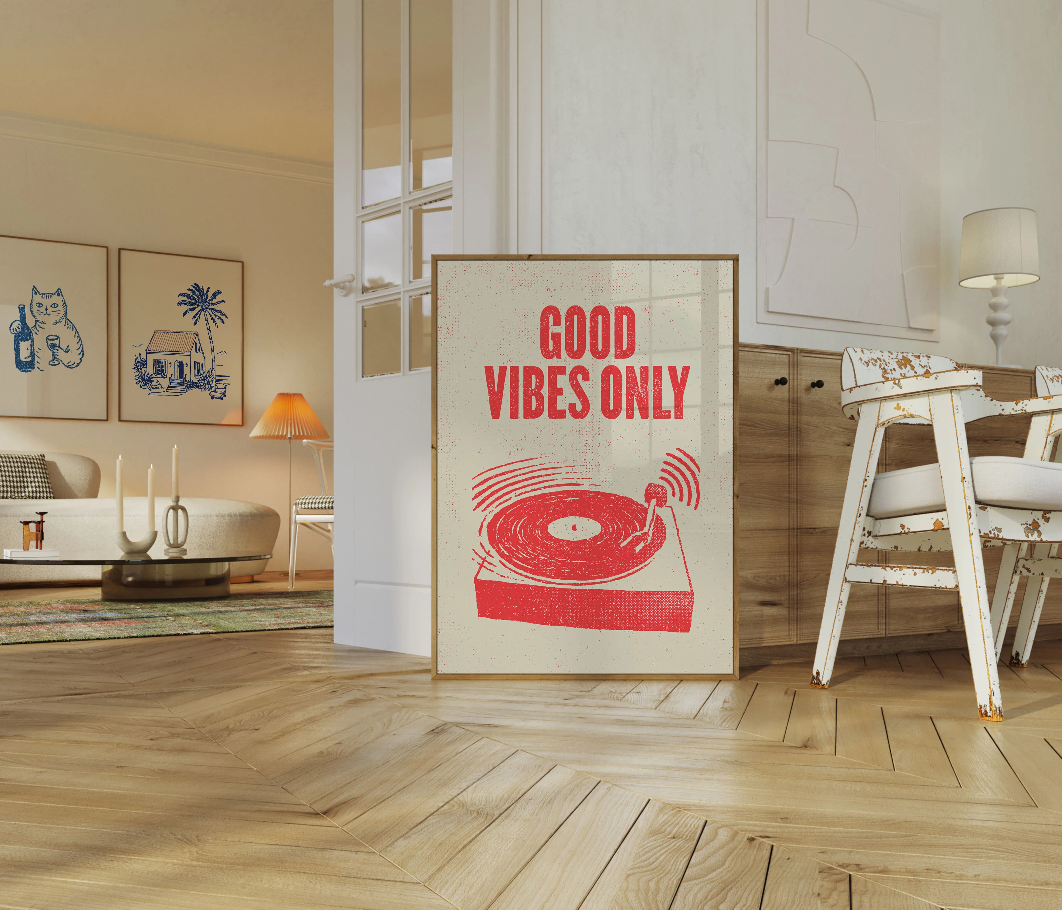 Good Vibes Only Vinyl Poster - Image 5