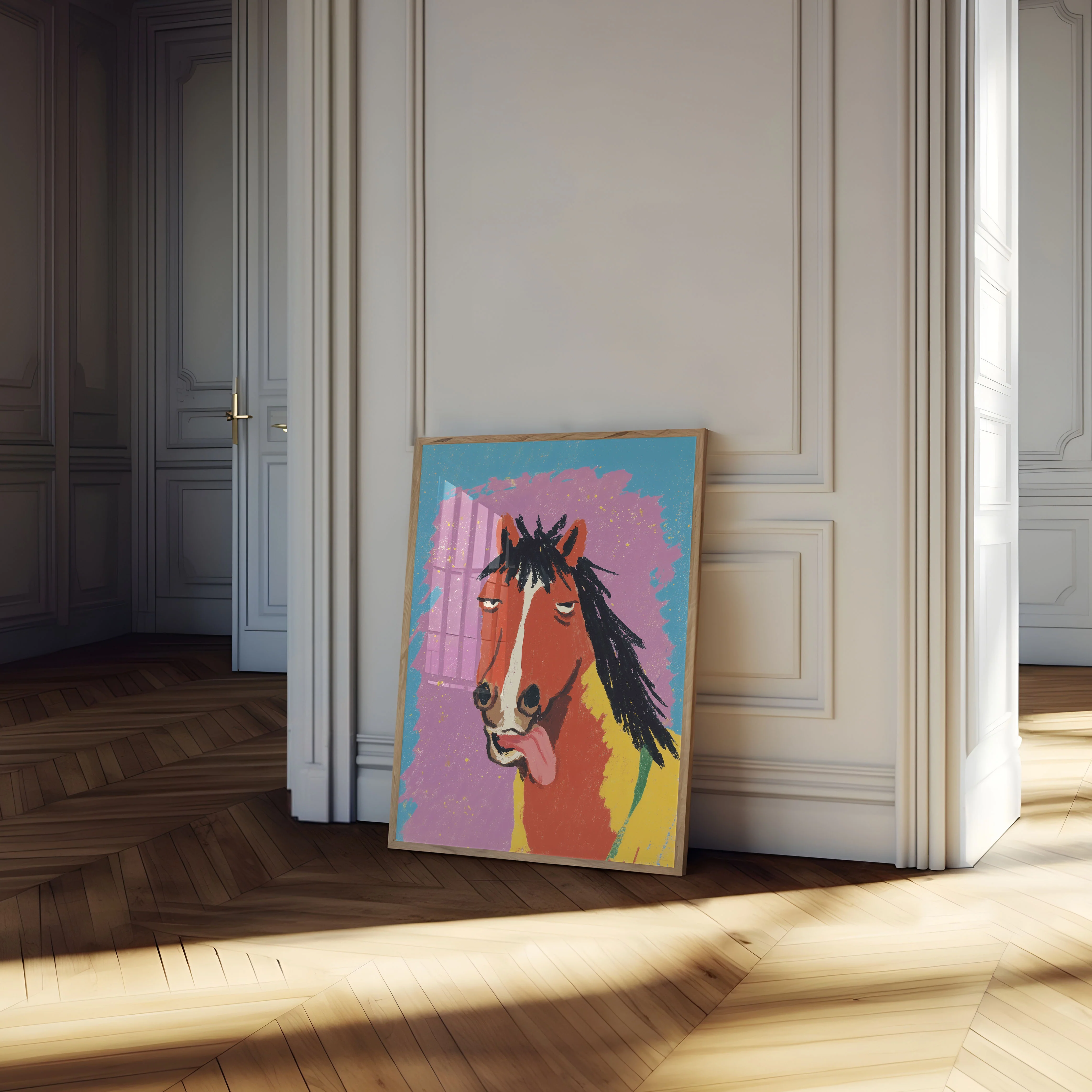 Goofy Horse Tongue Poster - Image 4