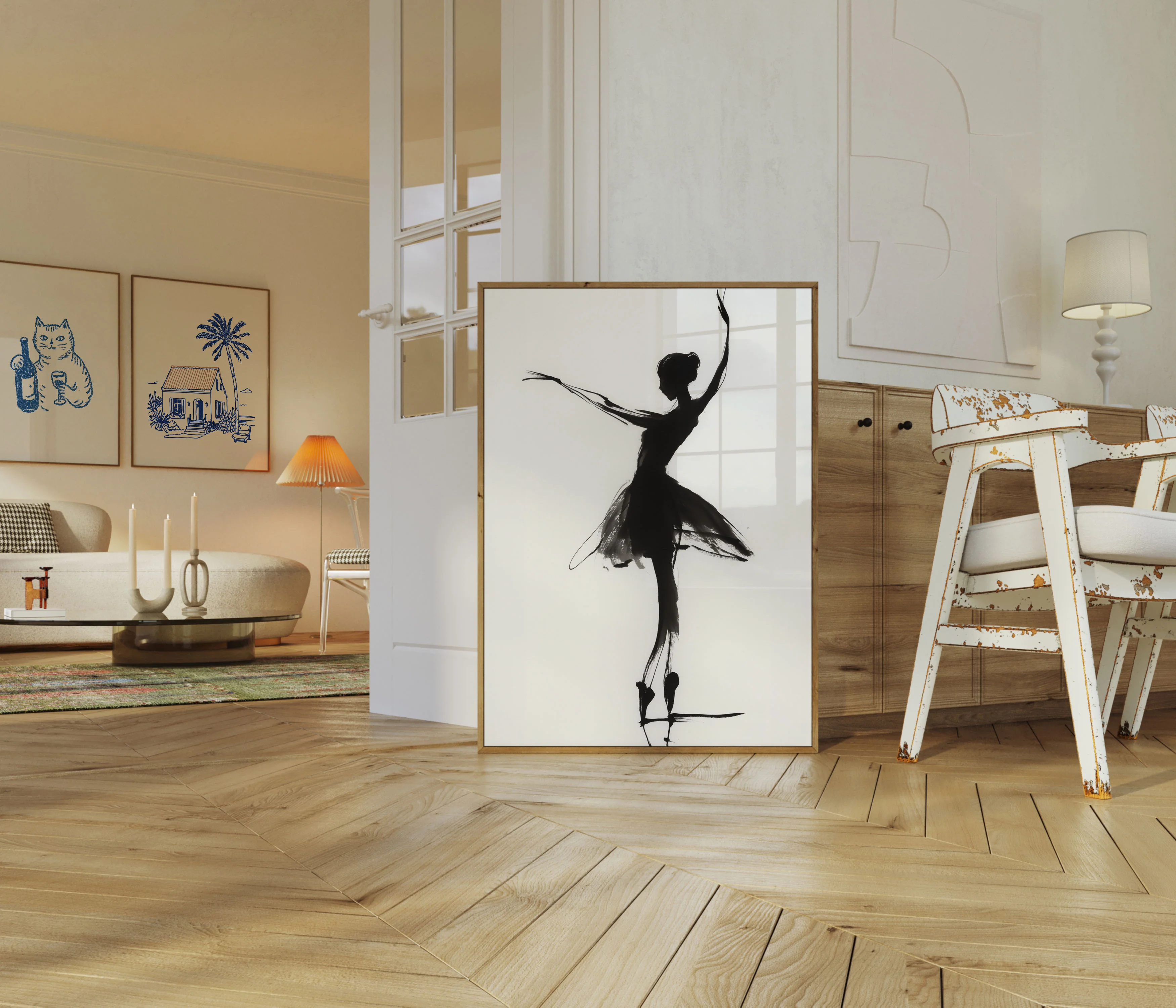 Graceful Ballet Silhouette Poster - Image 5