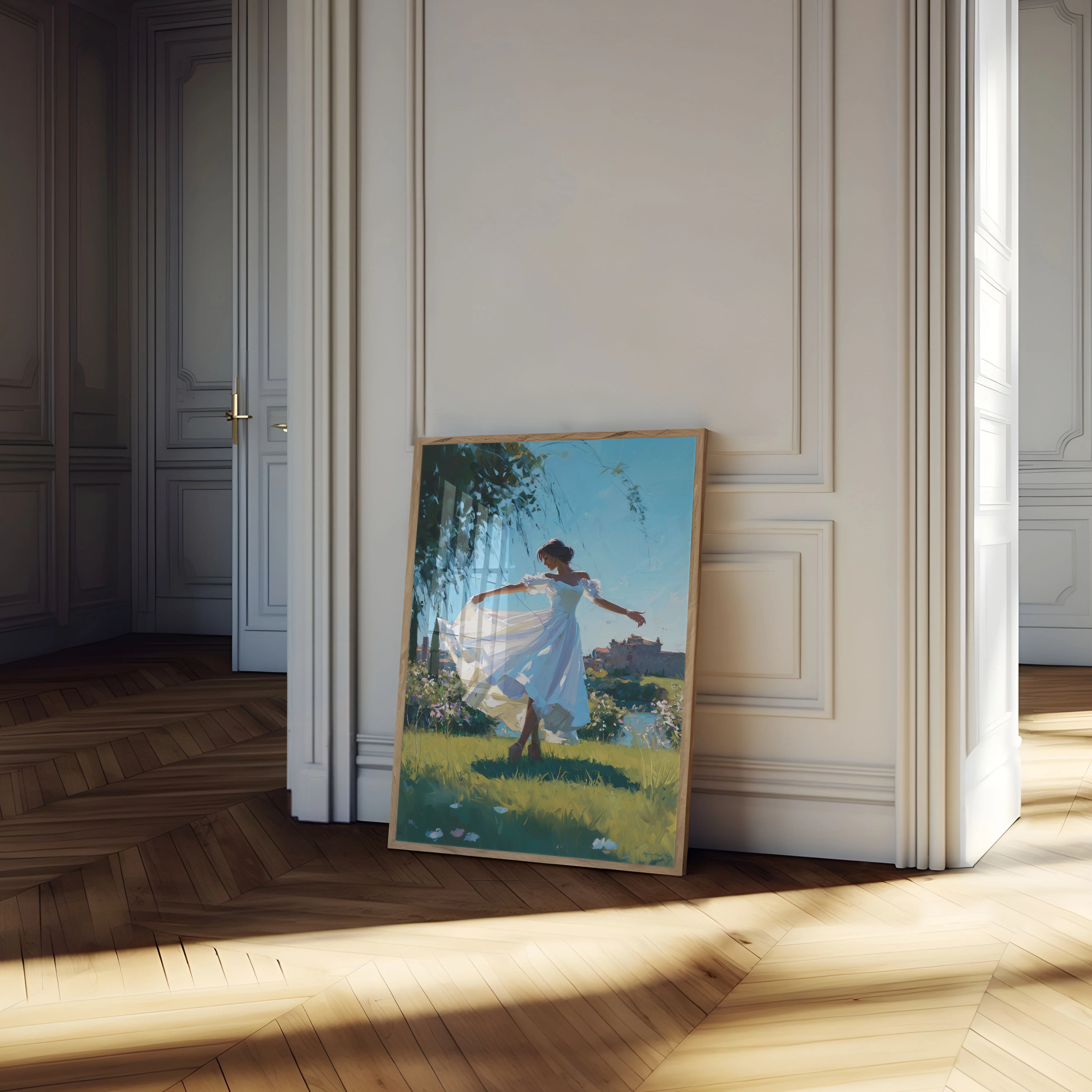 Graceful Dance in Tuscany Poster - Image 4