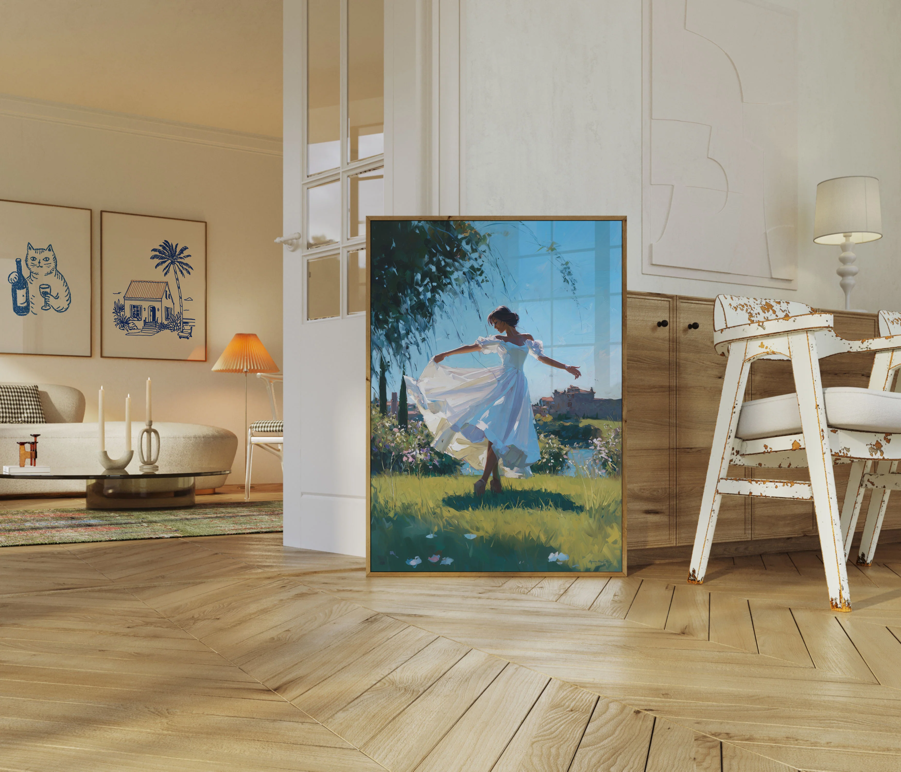 Graceful Dance in Tuscany Poster - Image 5