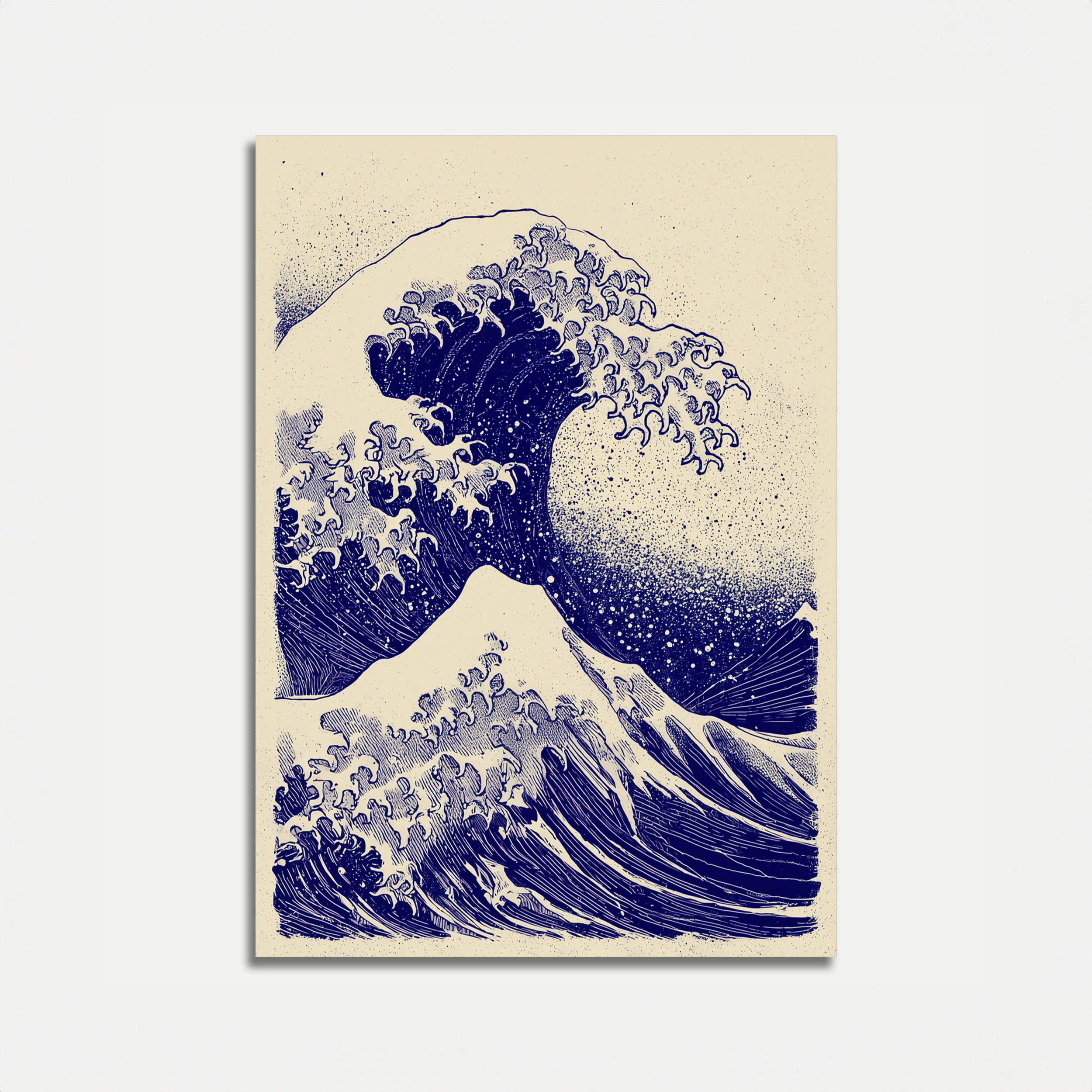 Great Wave Ocean Storm Poster
