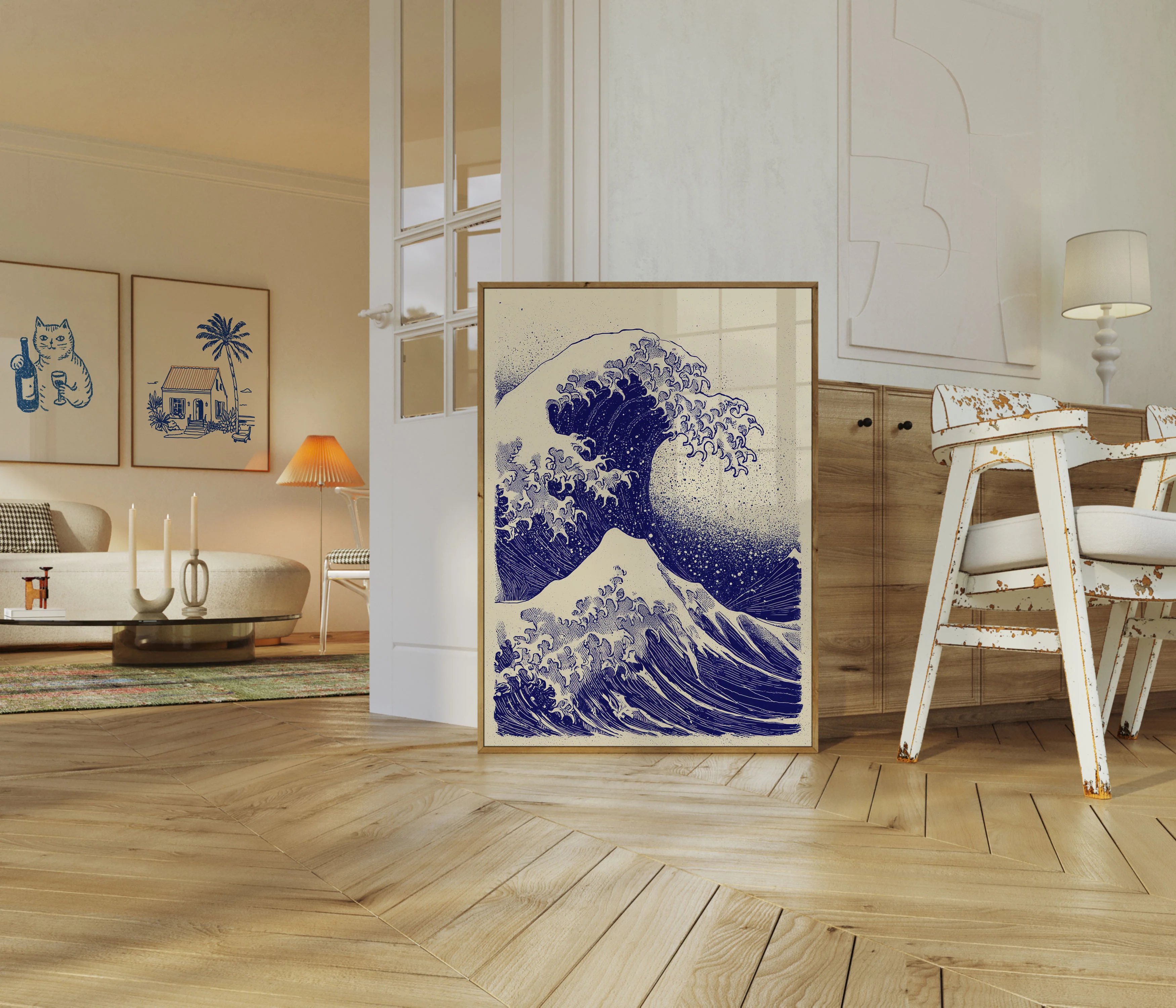 Great Wave Ocean Storm Poster - Image 5