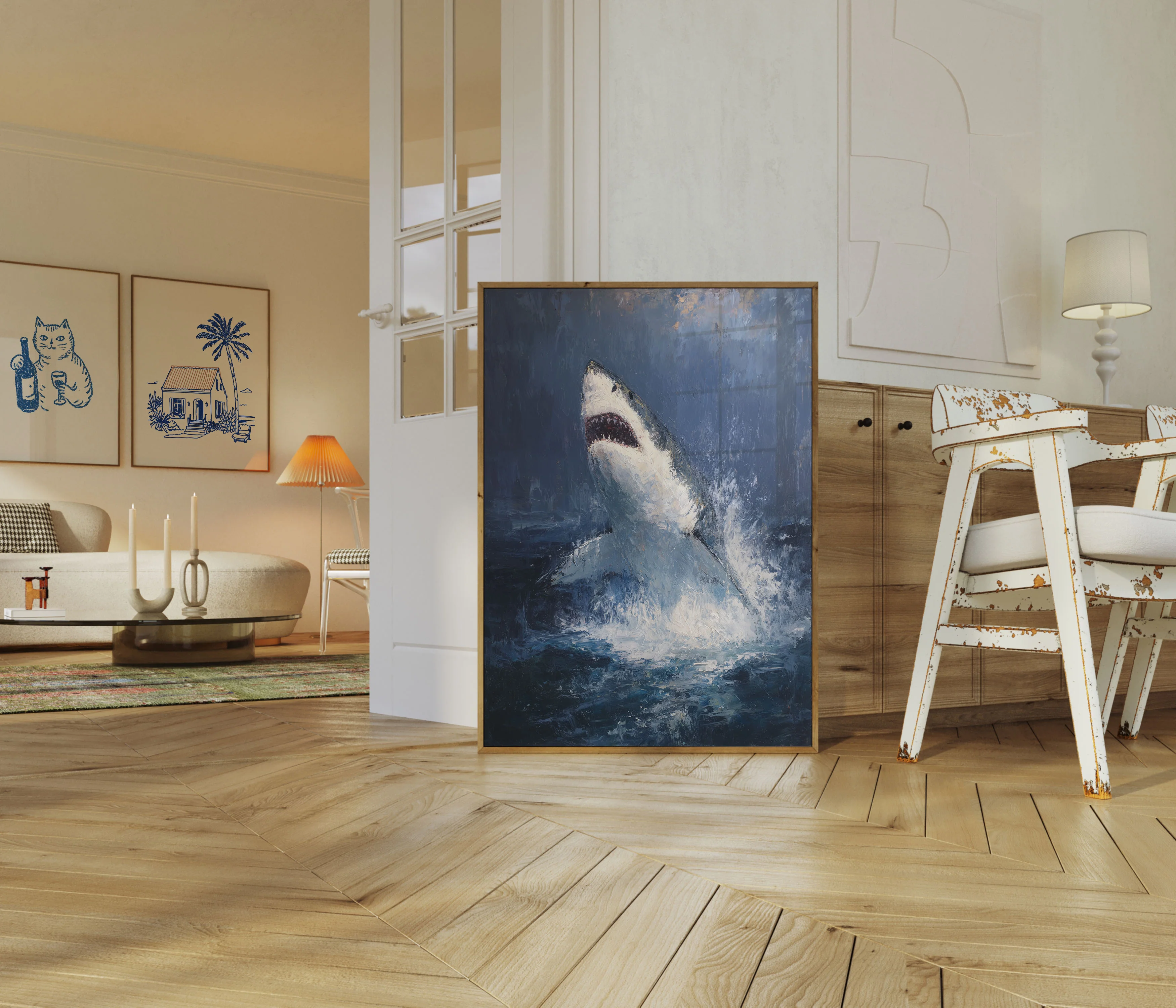 Great White Shark Attack Poster - Image 5