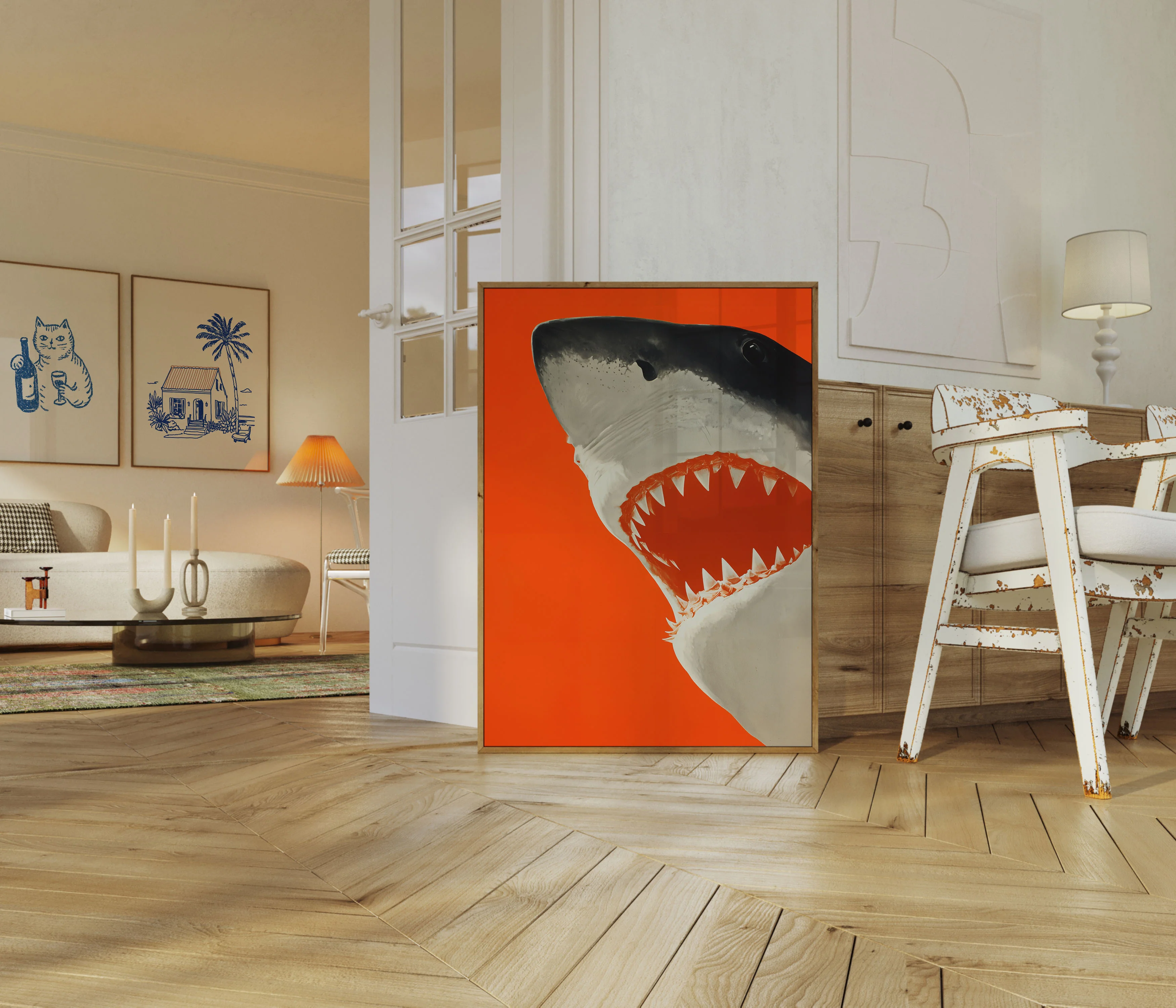 Great White Shark Attack Poster - Image 5