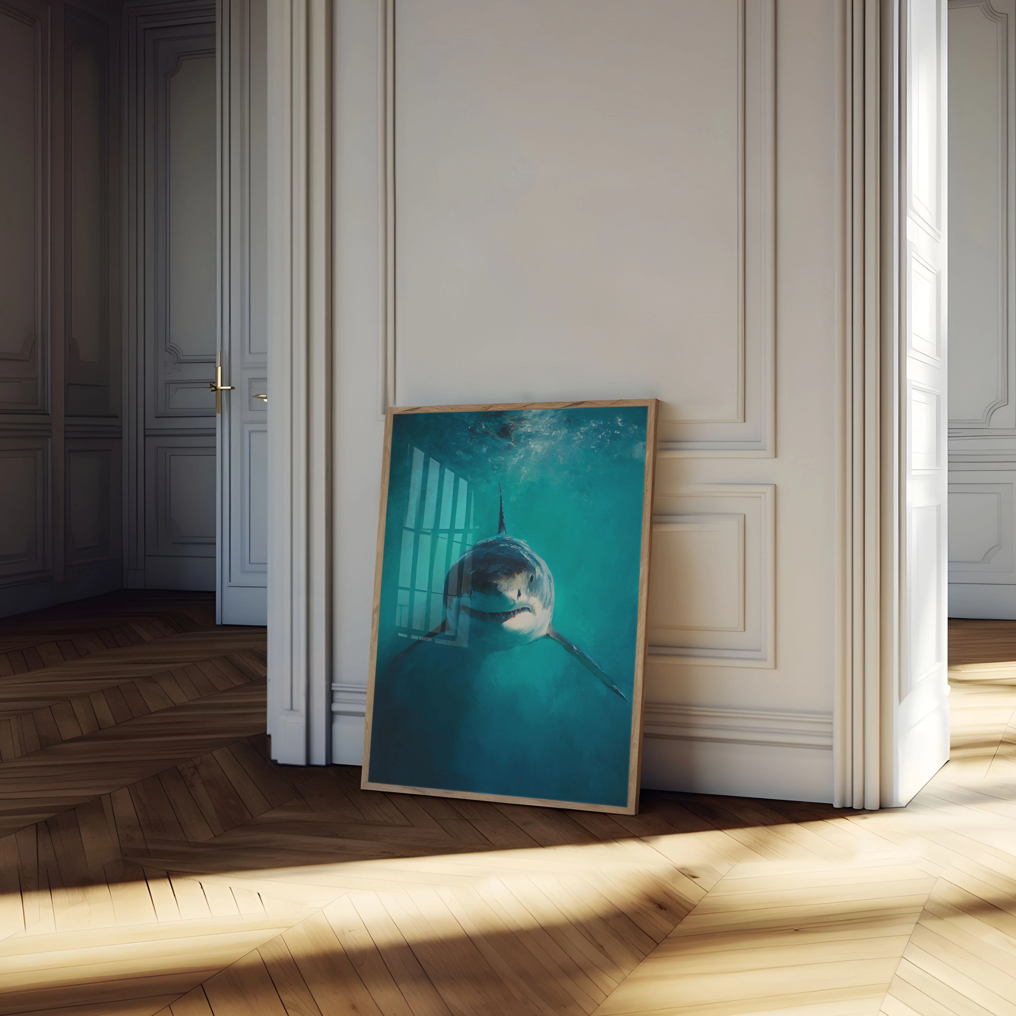 Great White Shark Ocean Poster - Image 4
