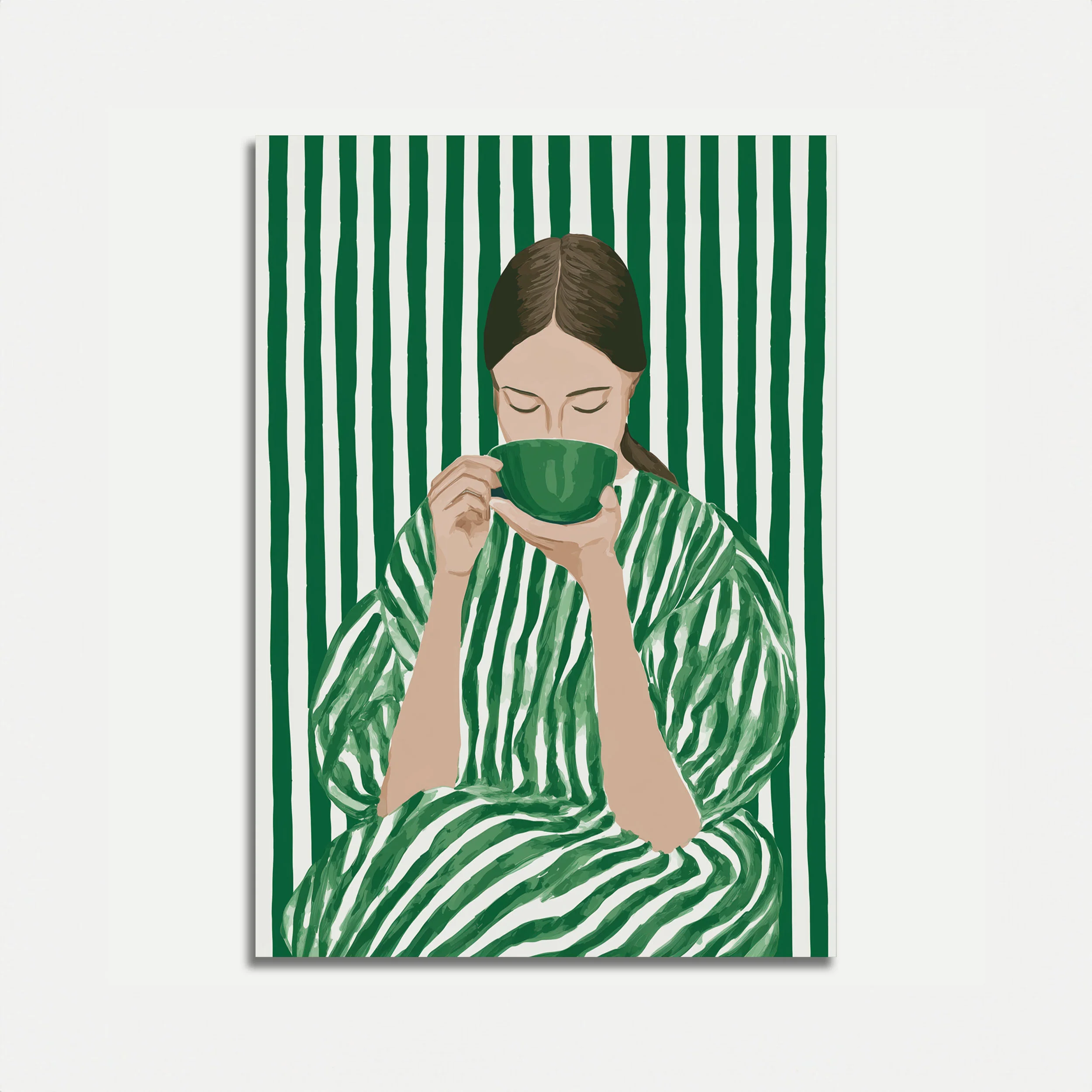 Green Tea Moment Poster