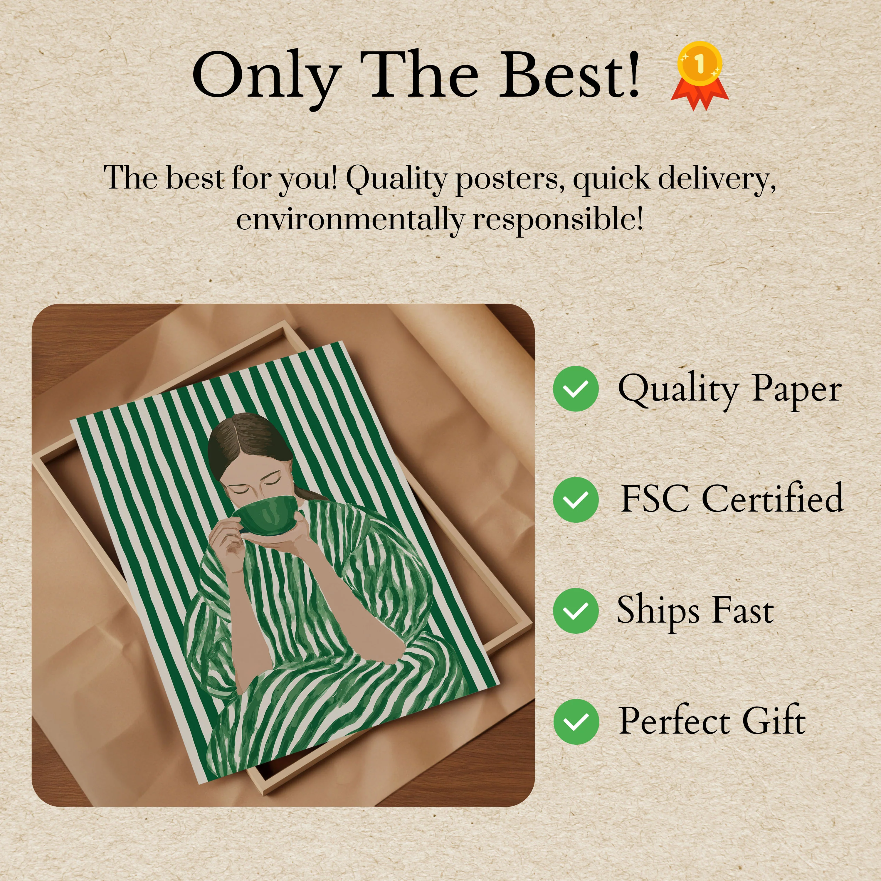 Green Tea Moment Poster - Image 3