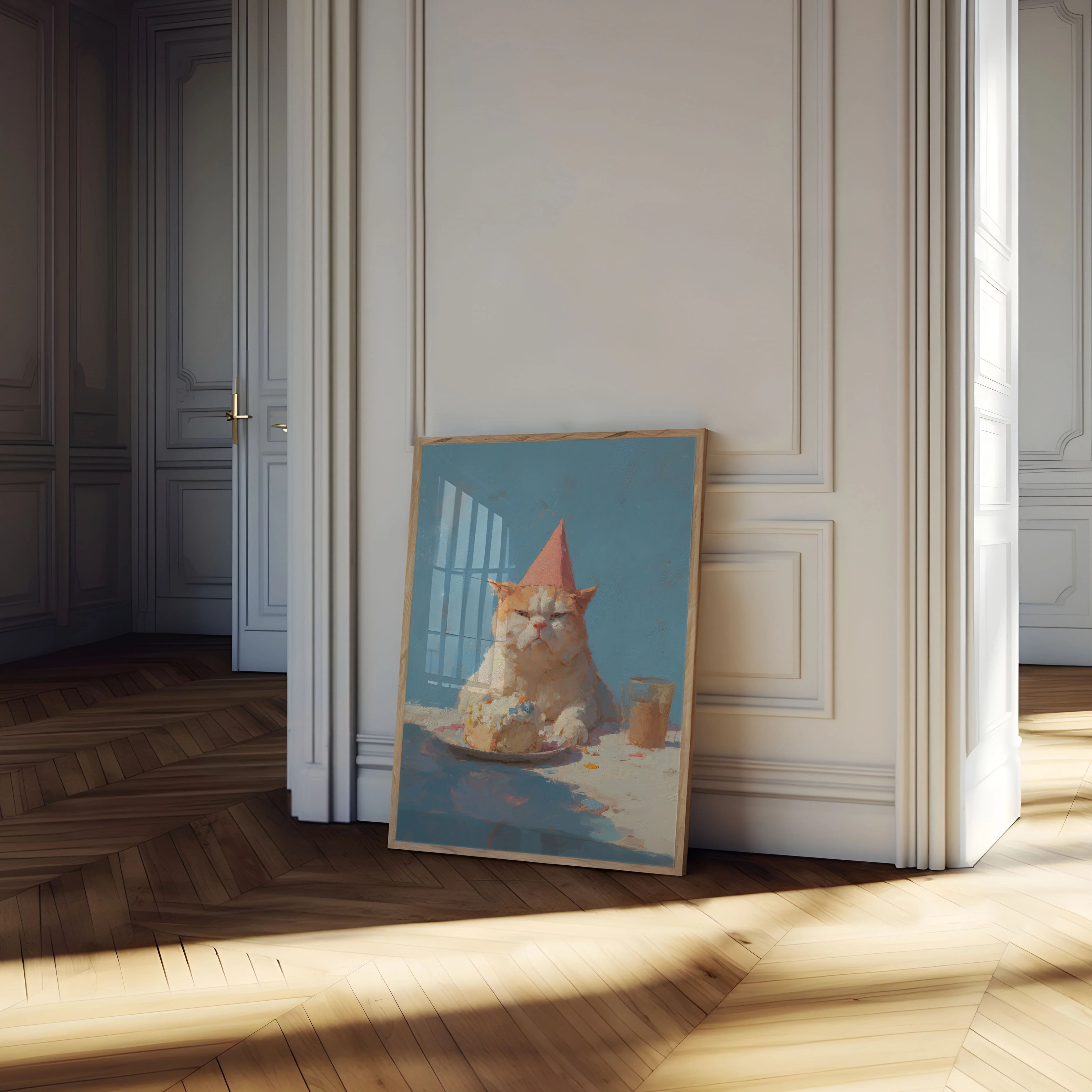 Grumpy Birthday Cat Poster - Image 4