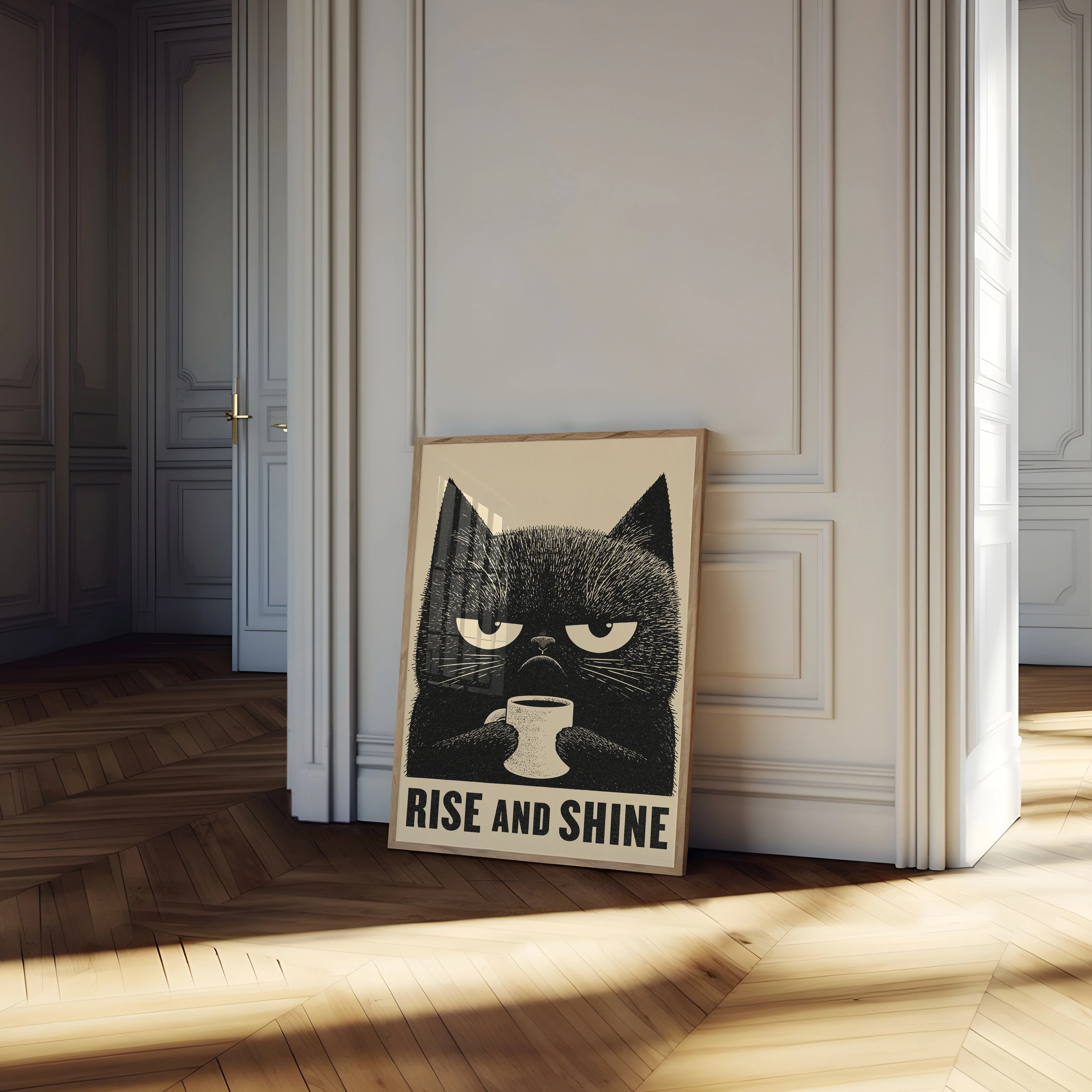 Grumpy Cat Coffee Morning Poster - Image 4