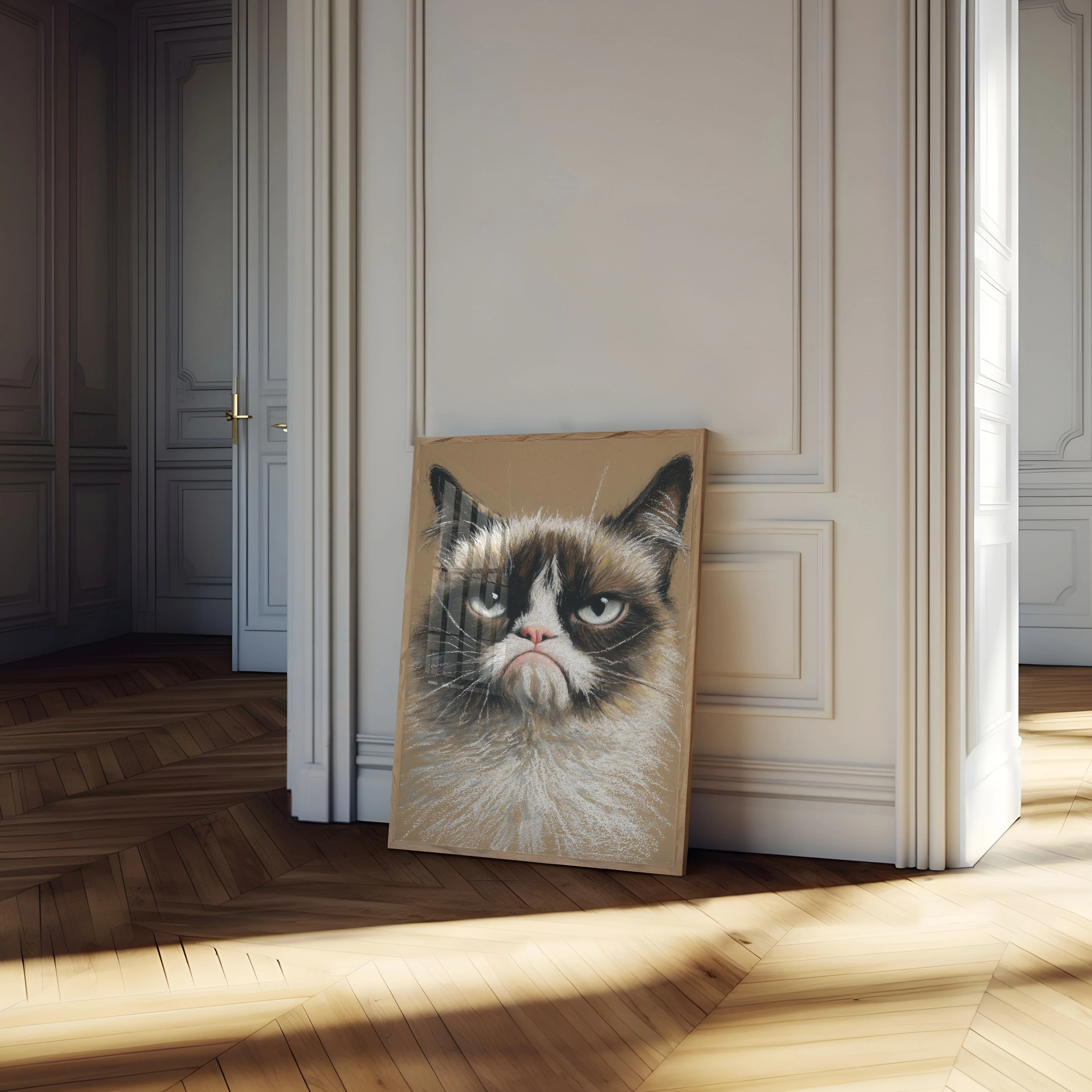 Grumpy Cat Portrait Poster - Image 4