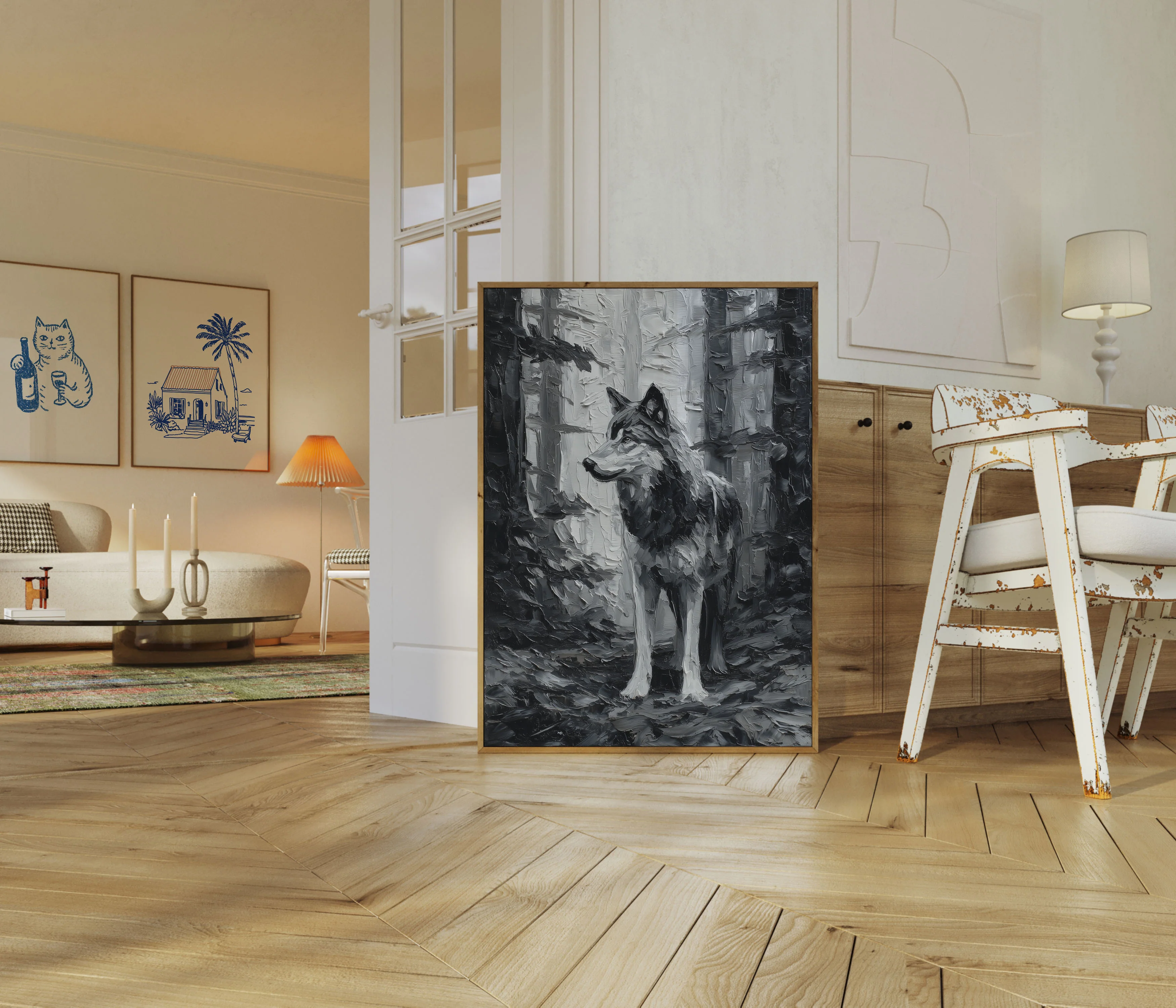 Guardian of Monochrome Forest Poster - Image 5