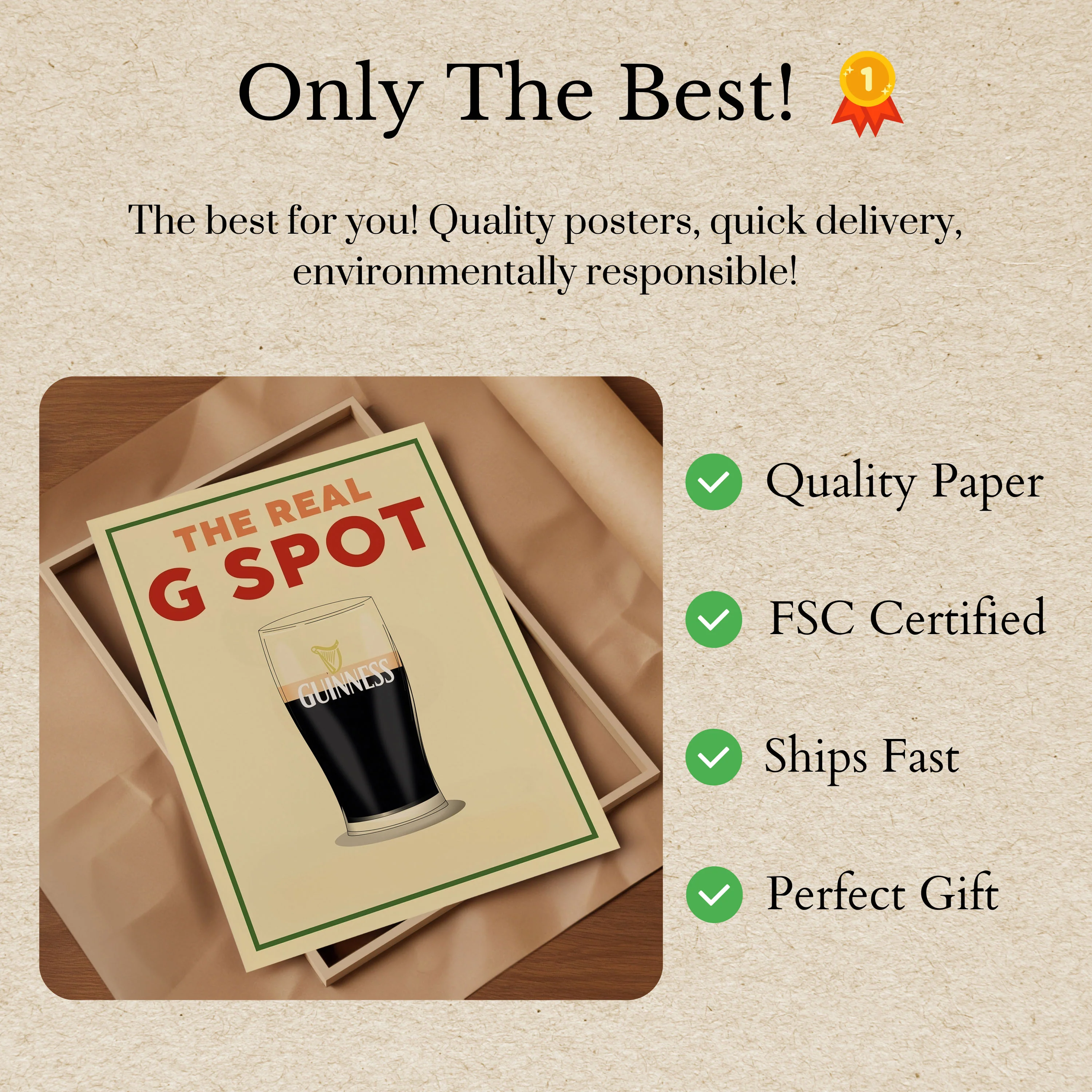 Guinness Beer Real G Spot Poster - Image 3