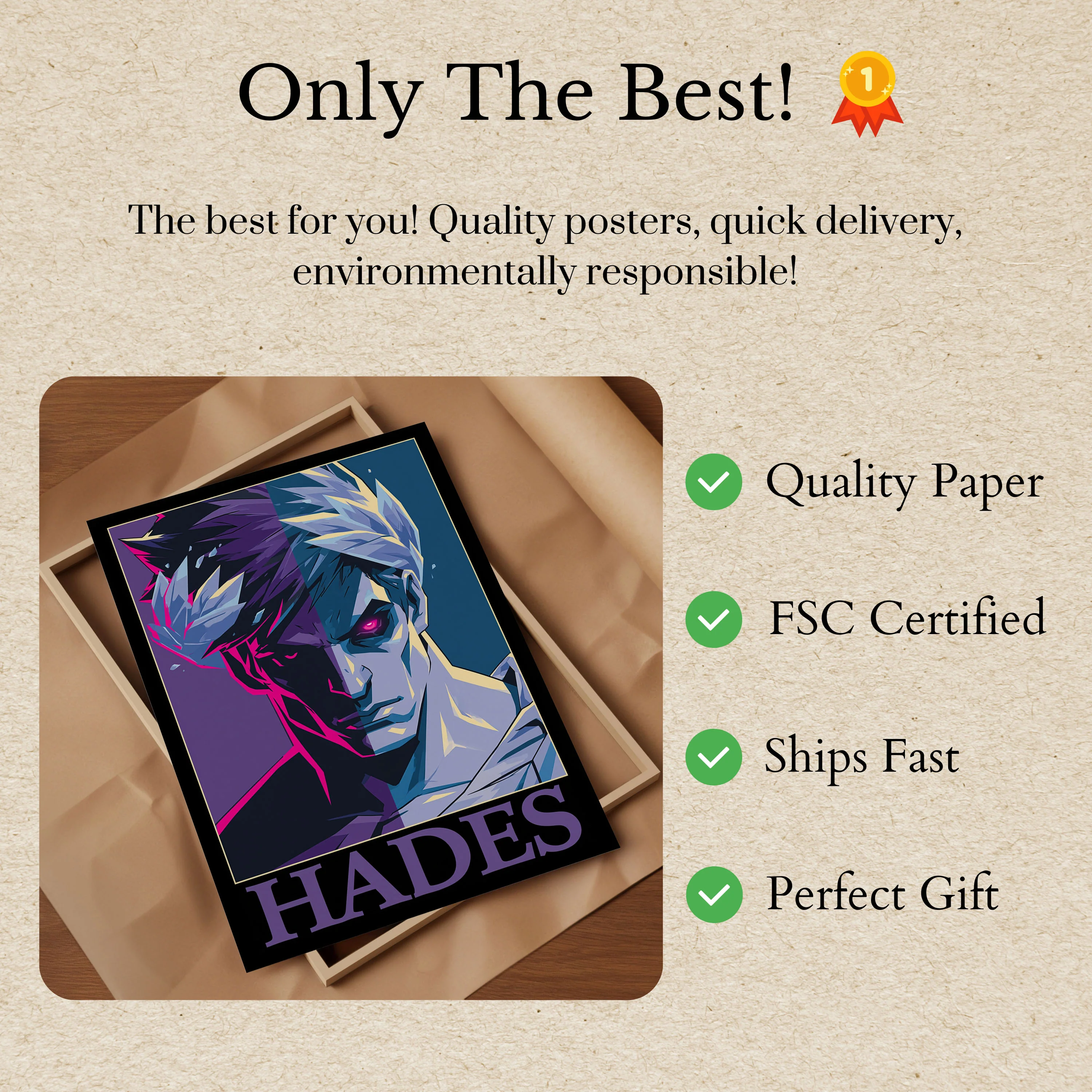 Hades God of the Underworld Poster - Image 3