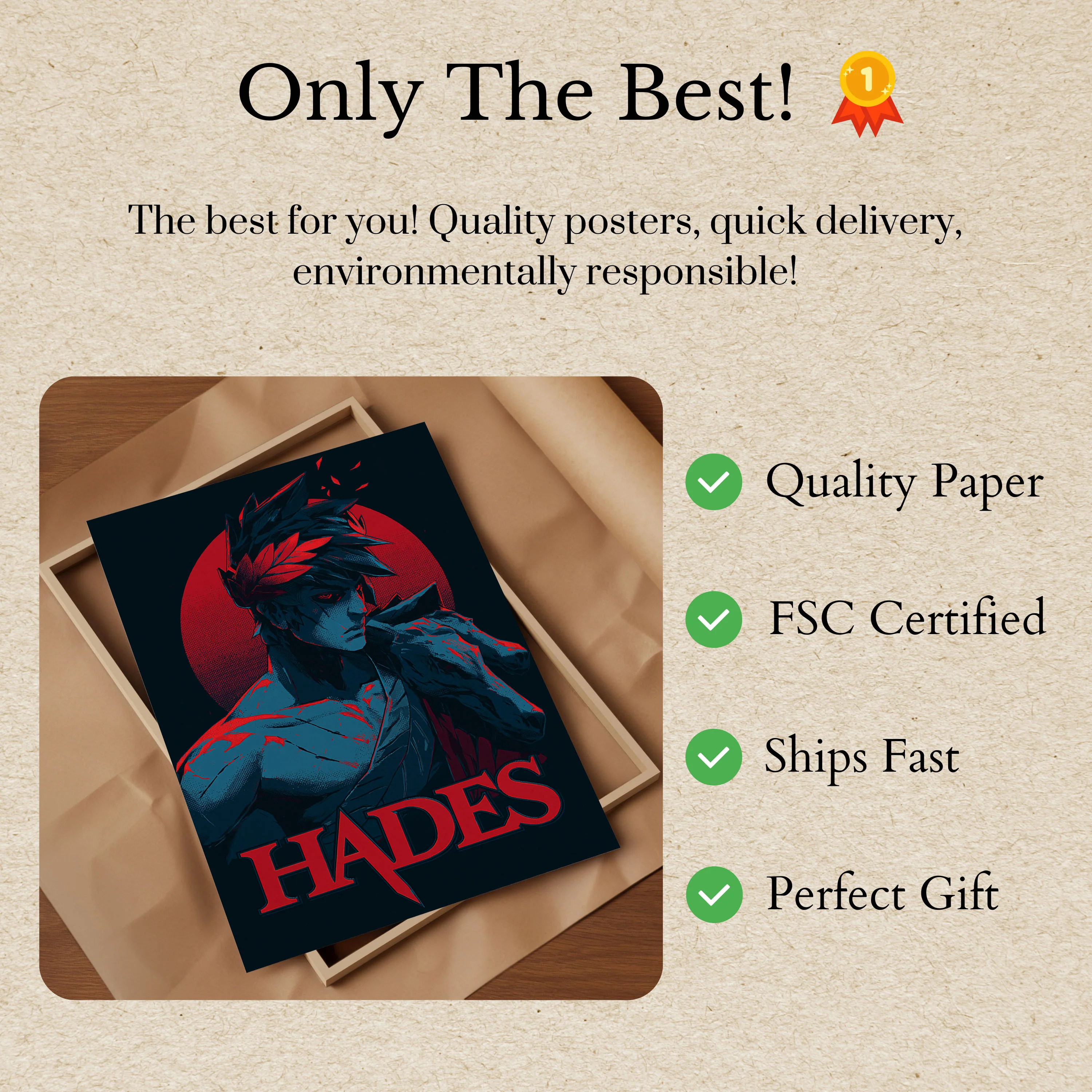 Hades God of the Underworld Poster - Image 3