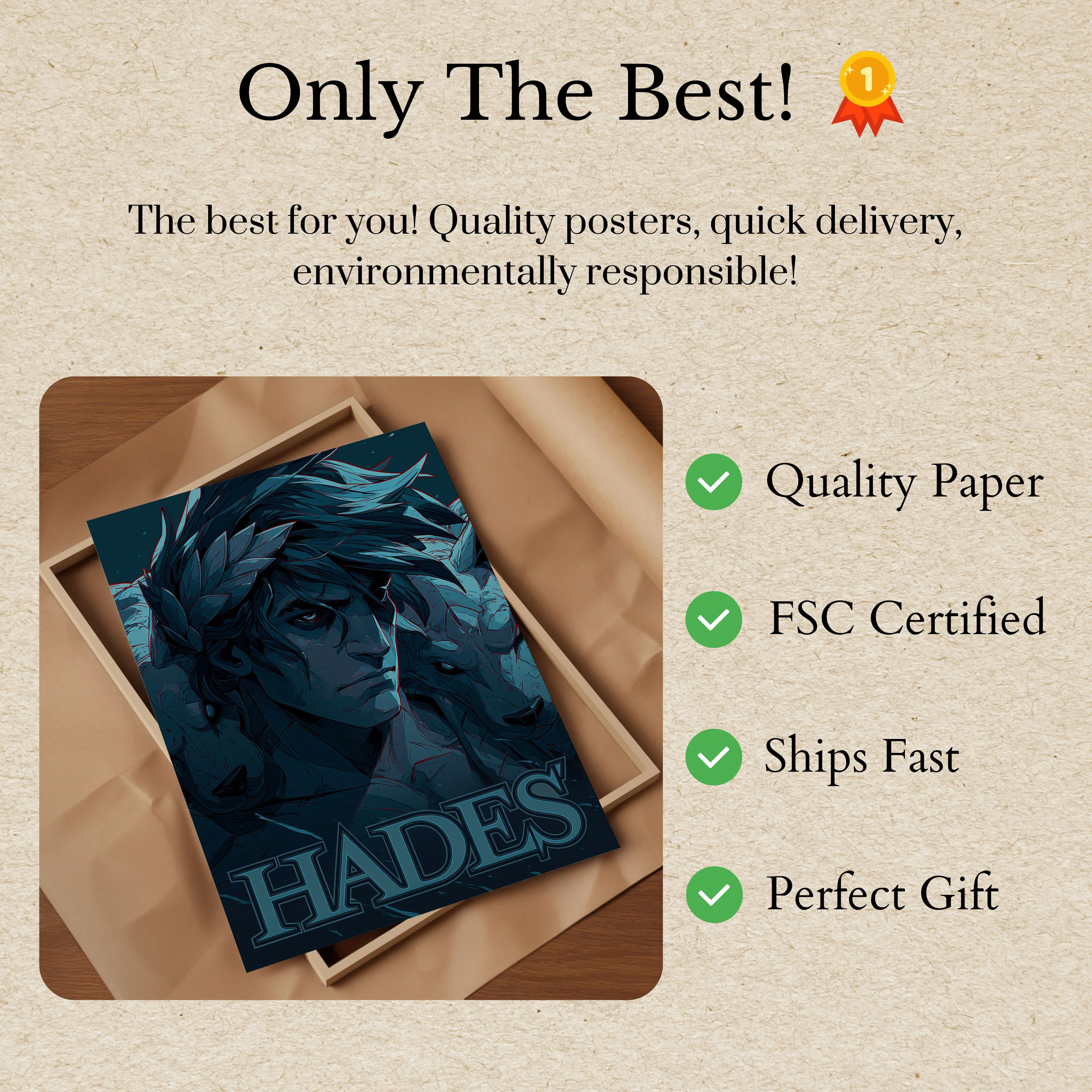 Hades God of the Underworld Poster - Image 3