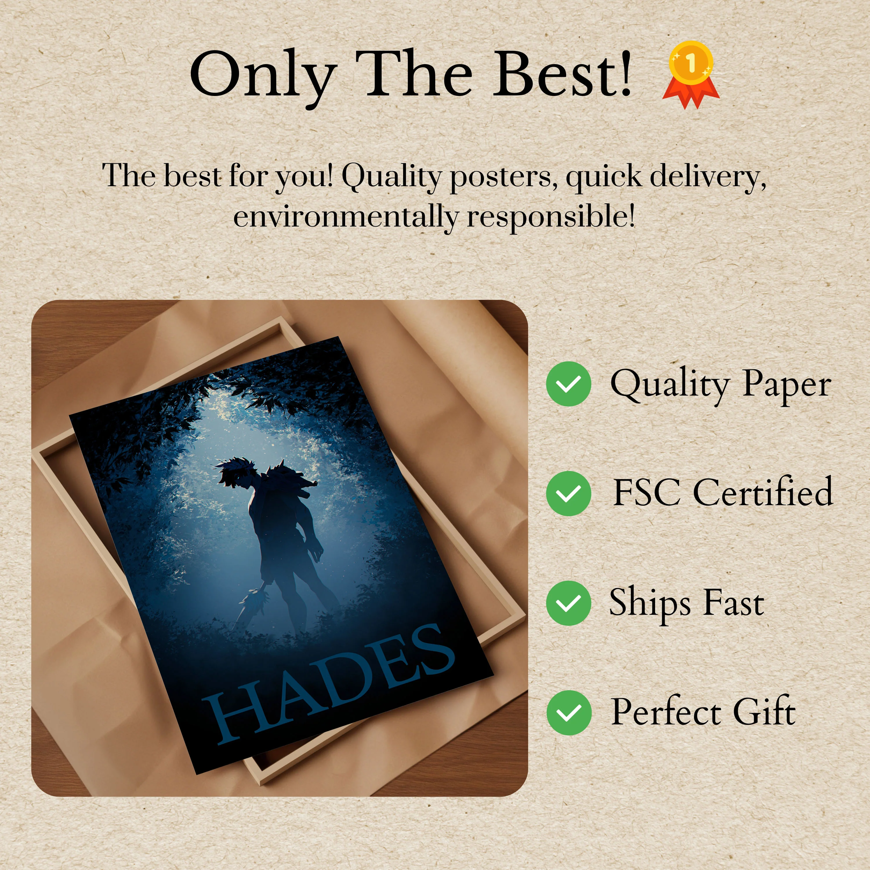 Hades Greek Mythology Poster - Image 3