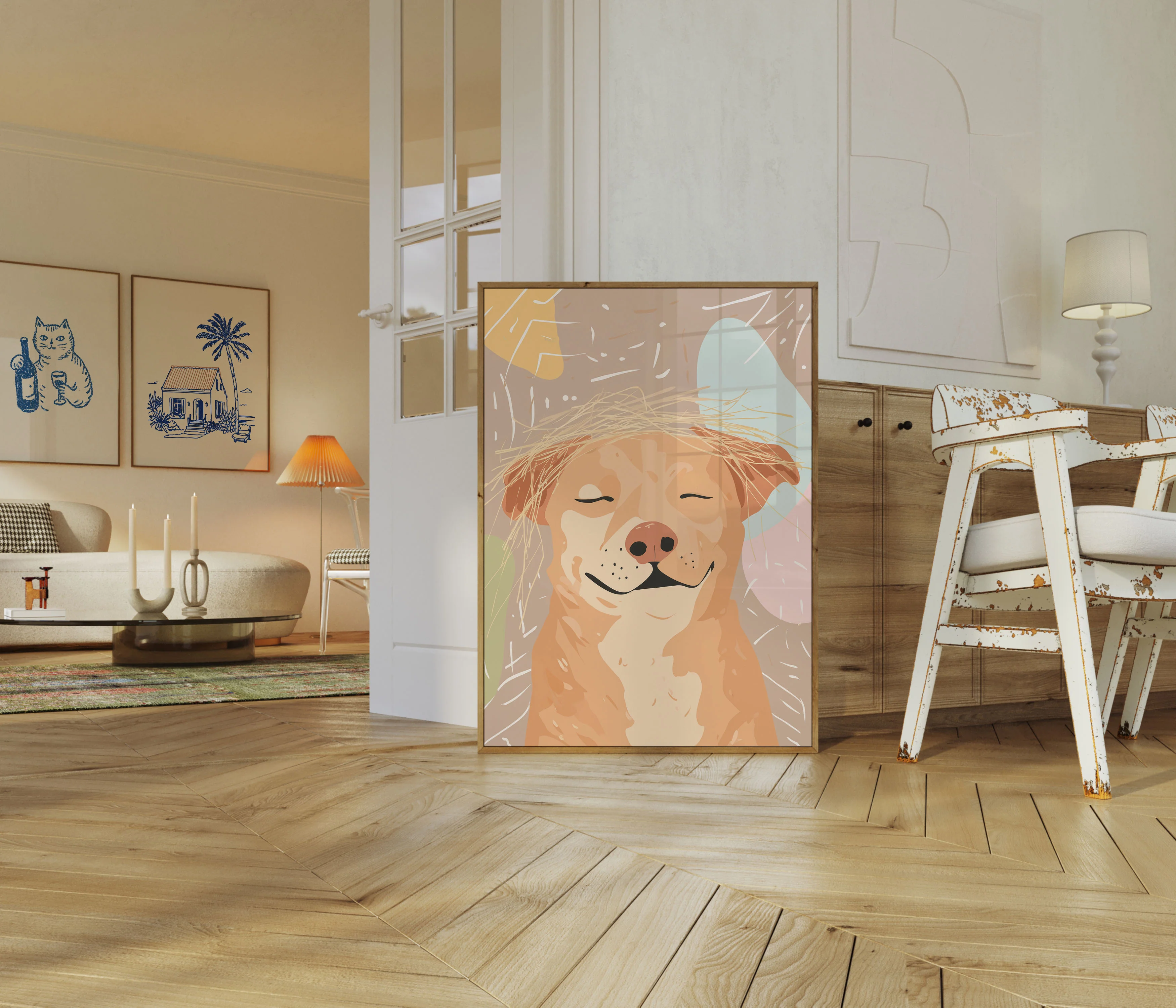 Happy Smiling Dog Poster - Image 5