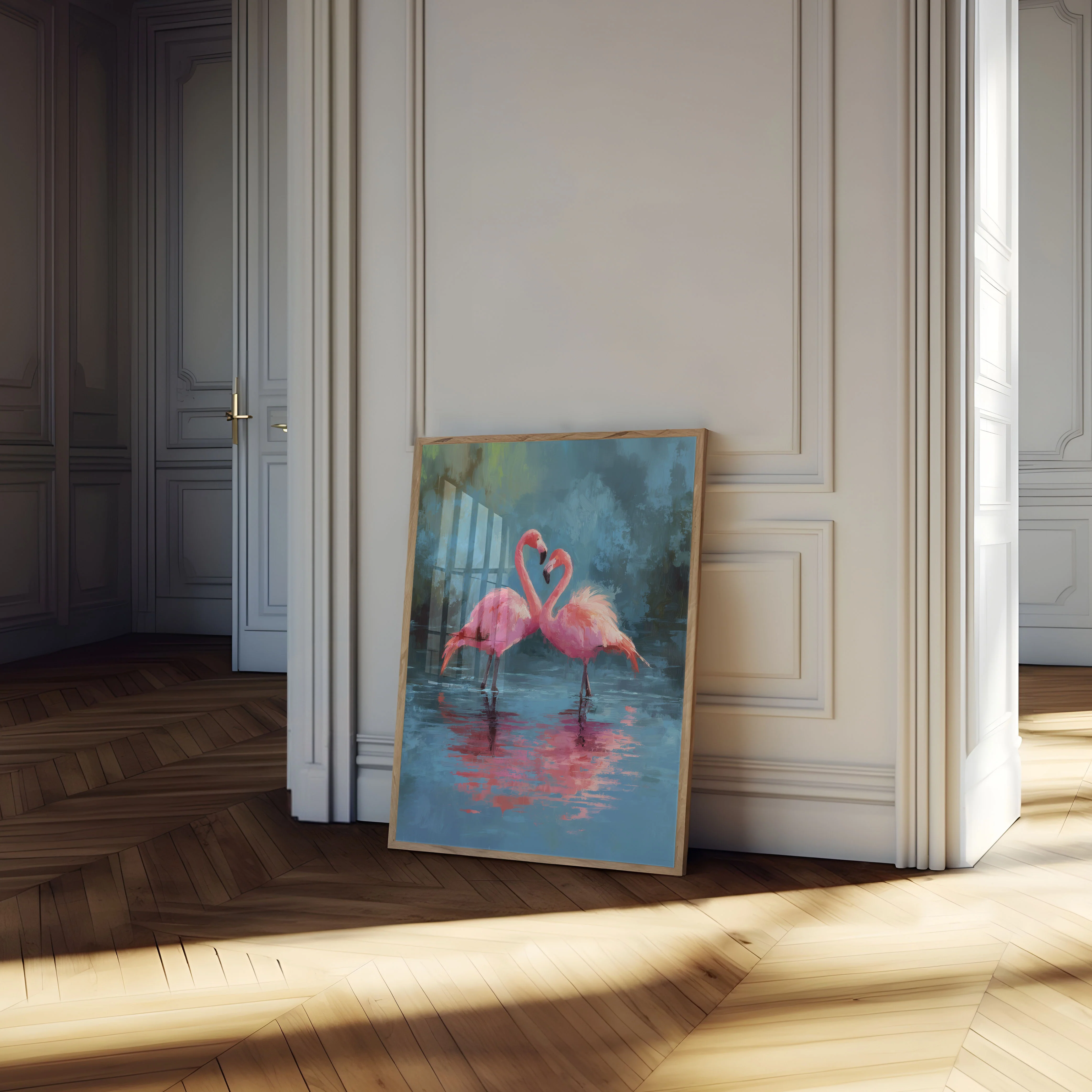 Heart of Pink Flamingos Poster - Image 4