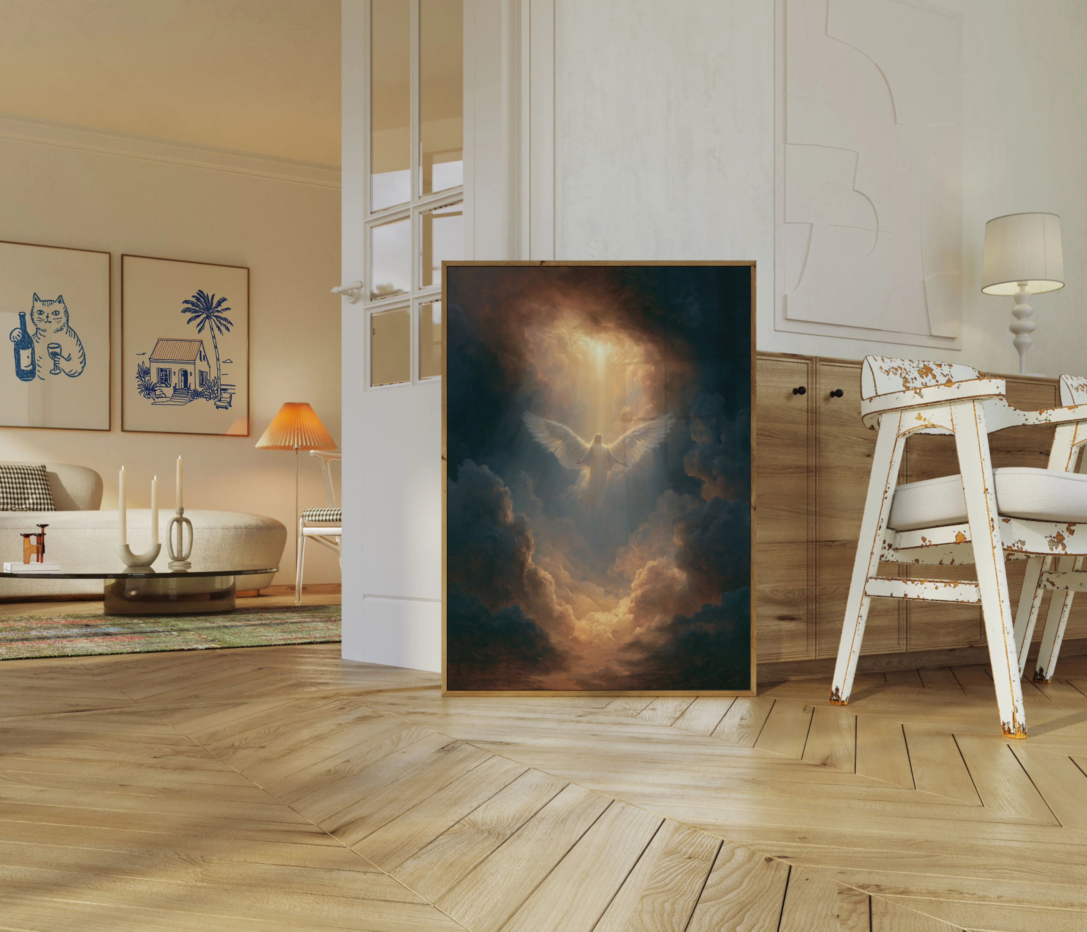 Heavenly Angel Divine Light Poster - Image 5