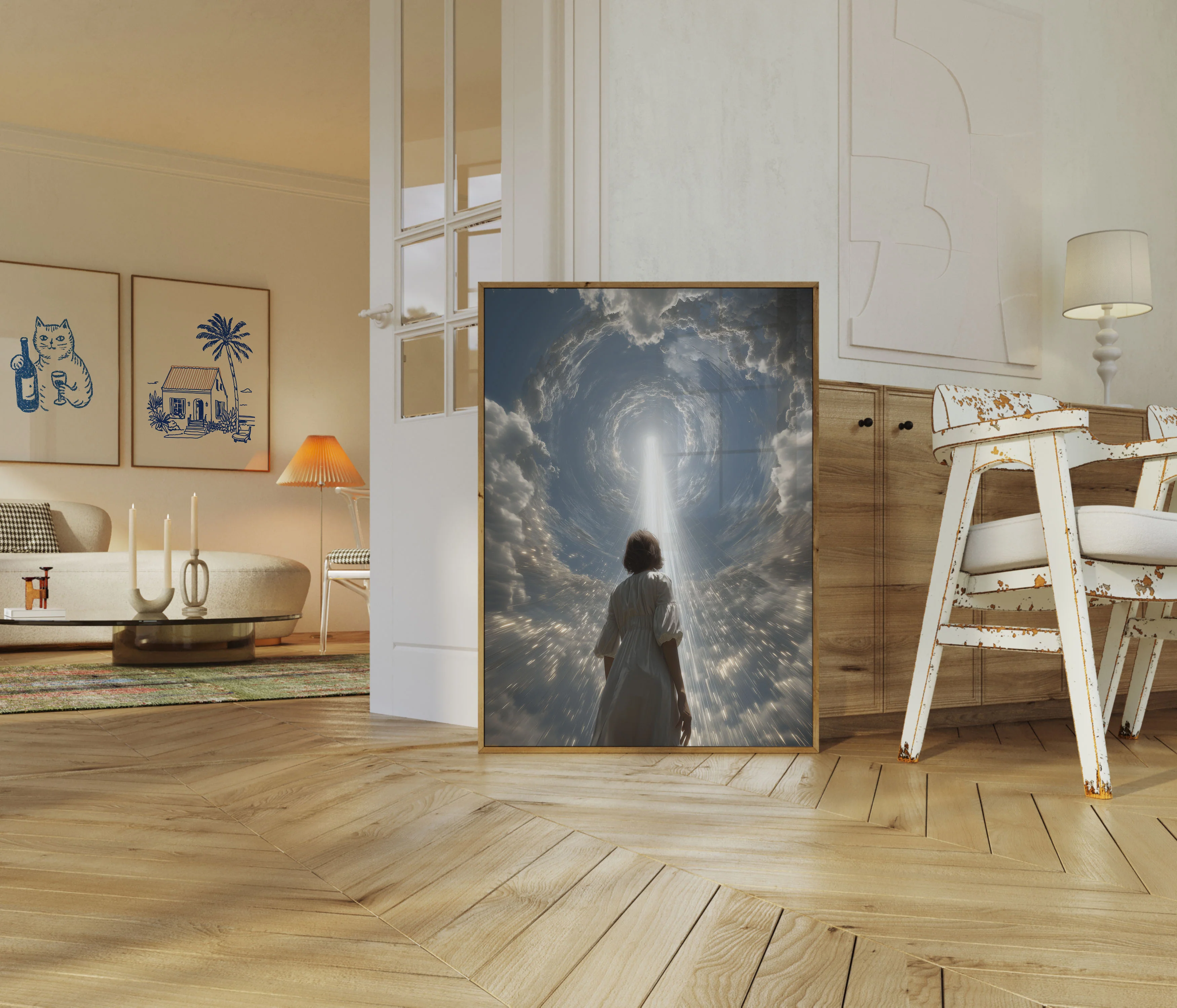 Heavenly Light Divine Ascending Poster - Image 5