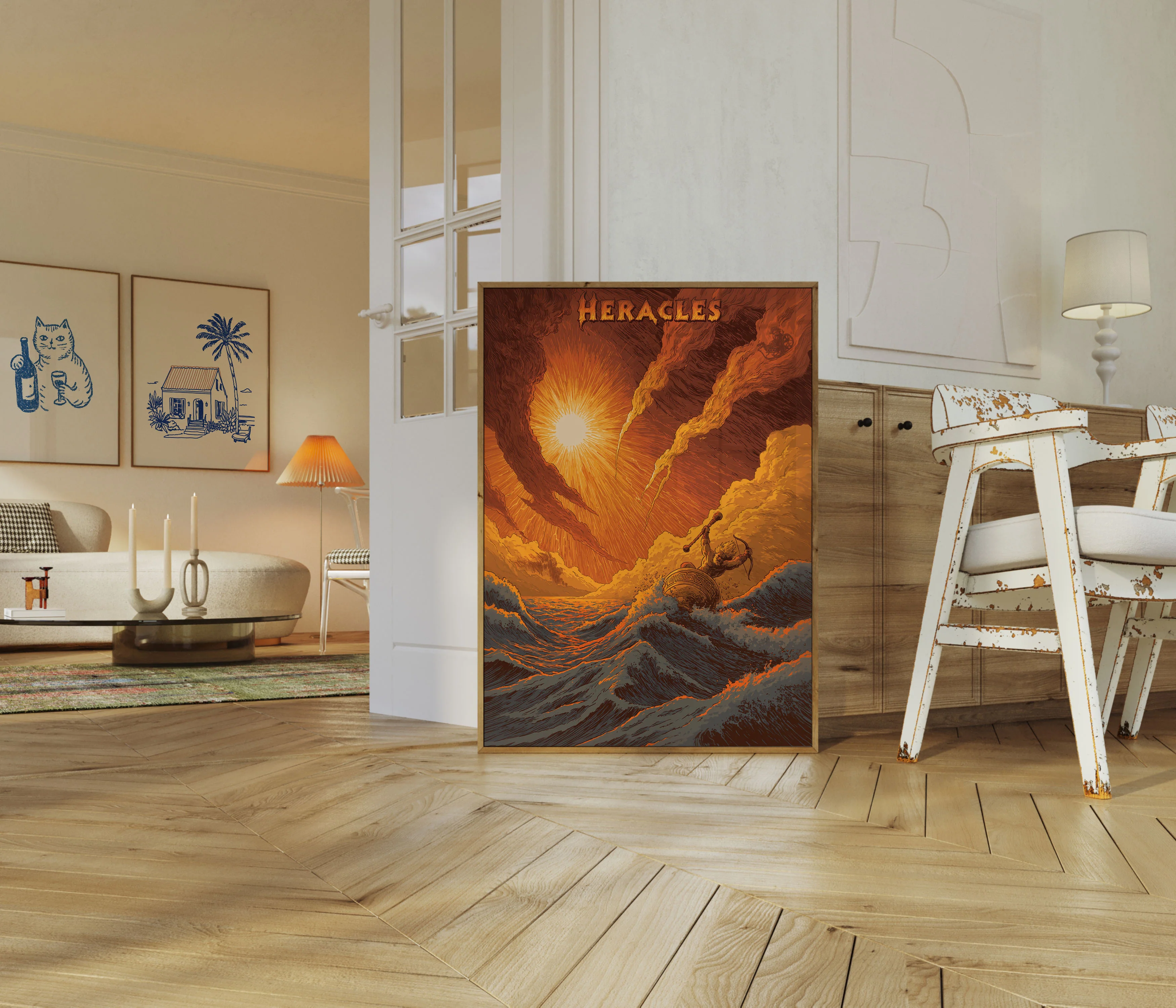 Heracles Battling the Sea Poster - Image 5