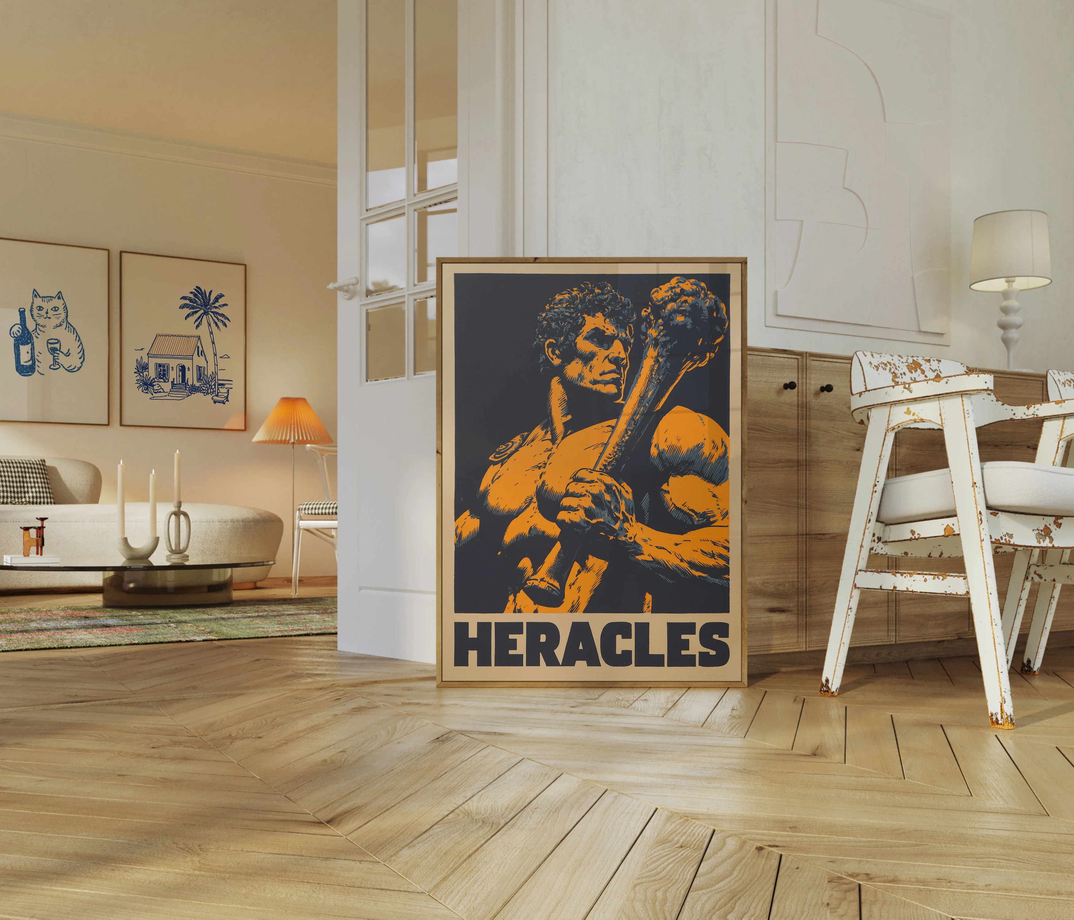 Heracles Mythological Strength Poster - Image 5