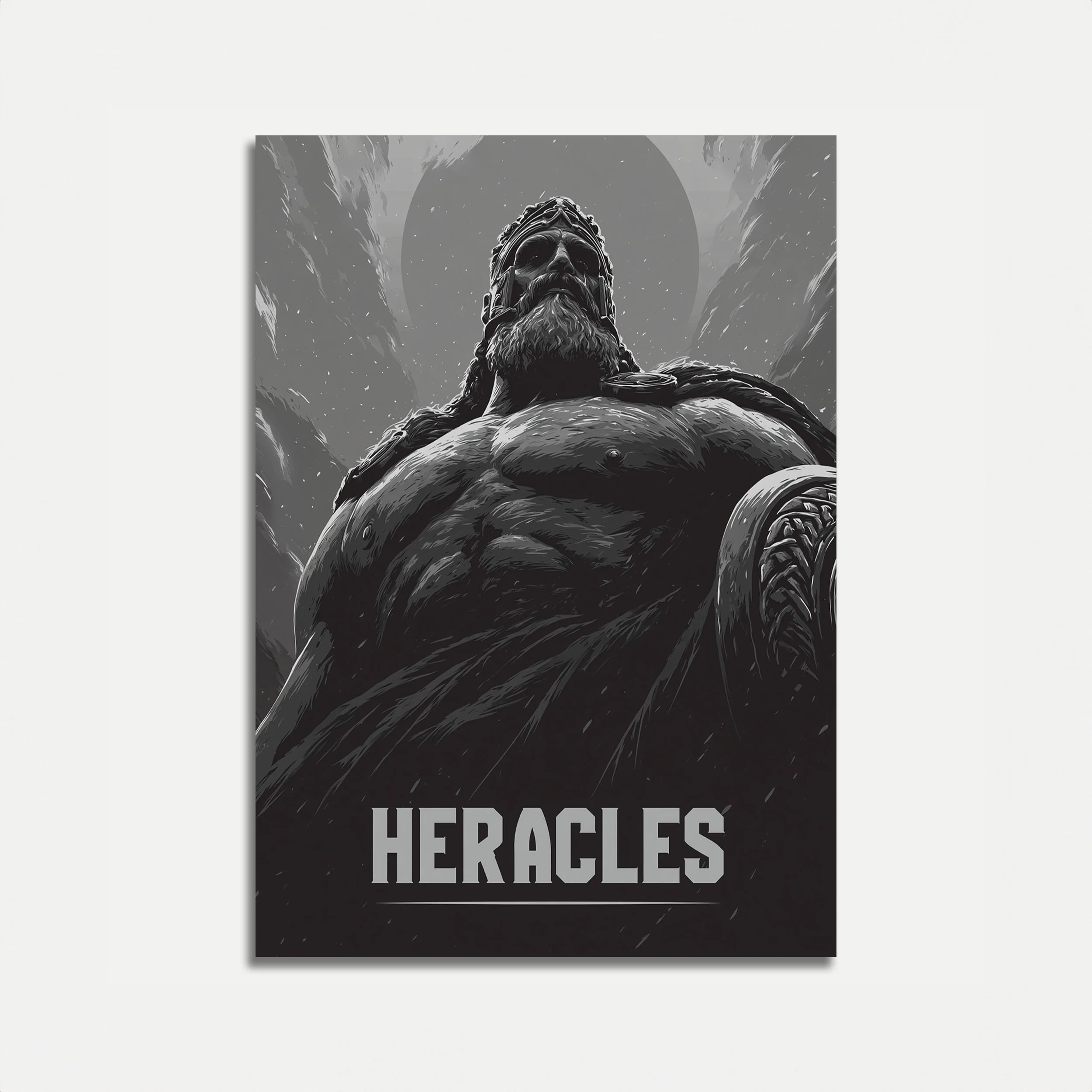 Heracles Mythological Warrior Poster