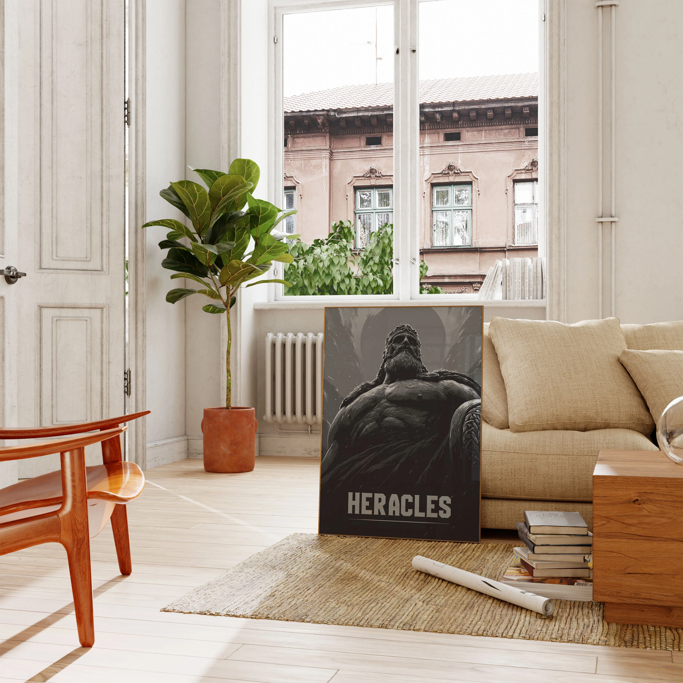 Heracles Mythological Warrior Poster - Image 2