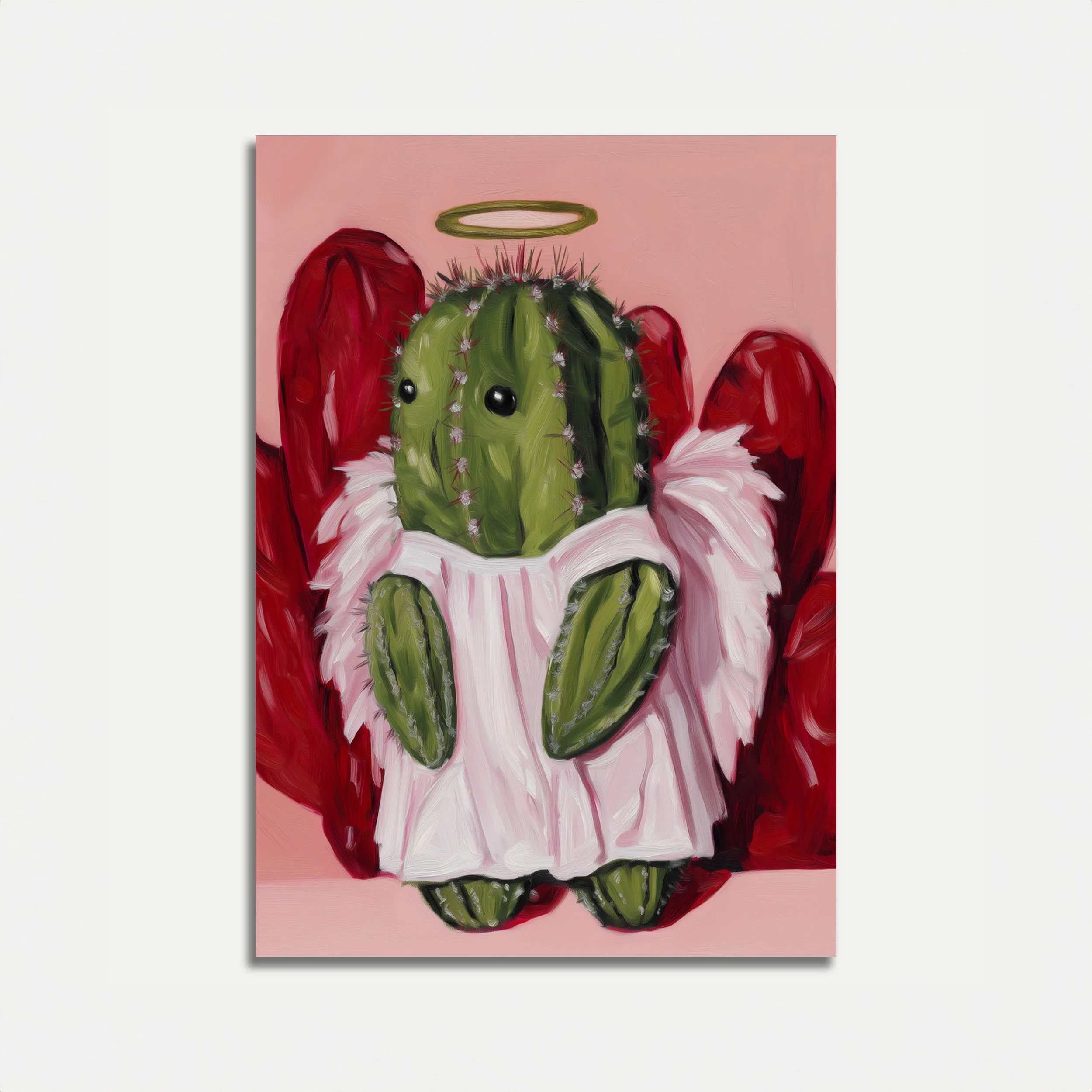Holy Cactus Angel Poster