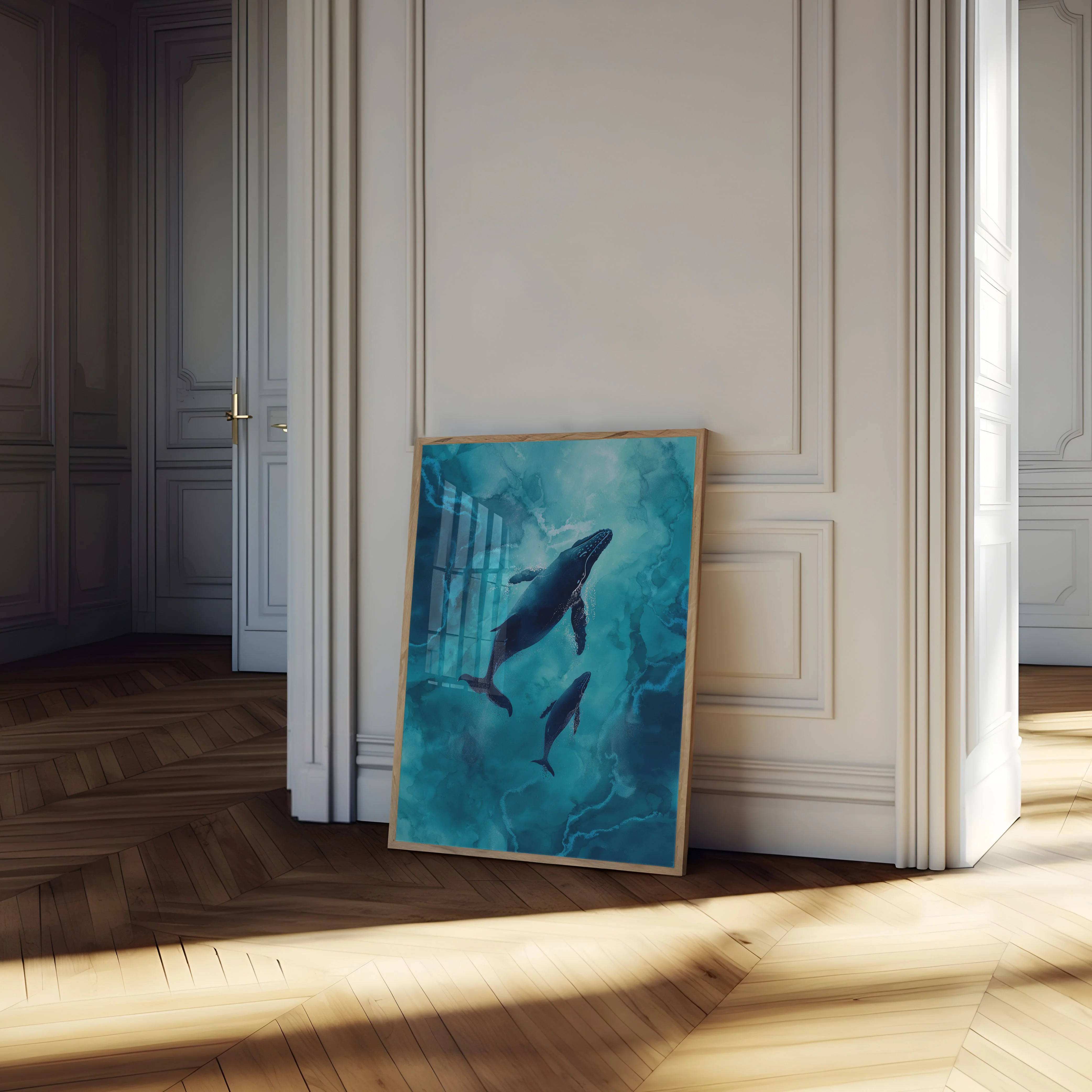 Humpback Whales Ocean Deep Poster - Image 4