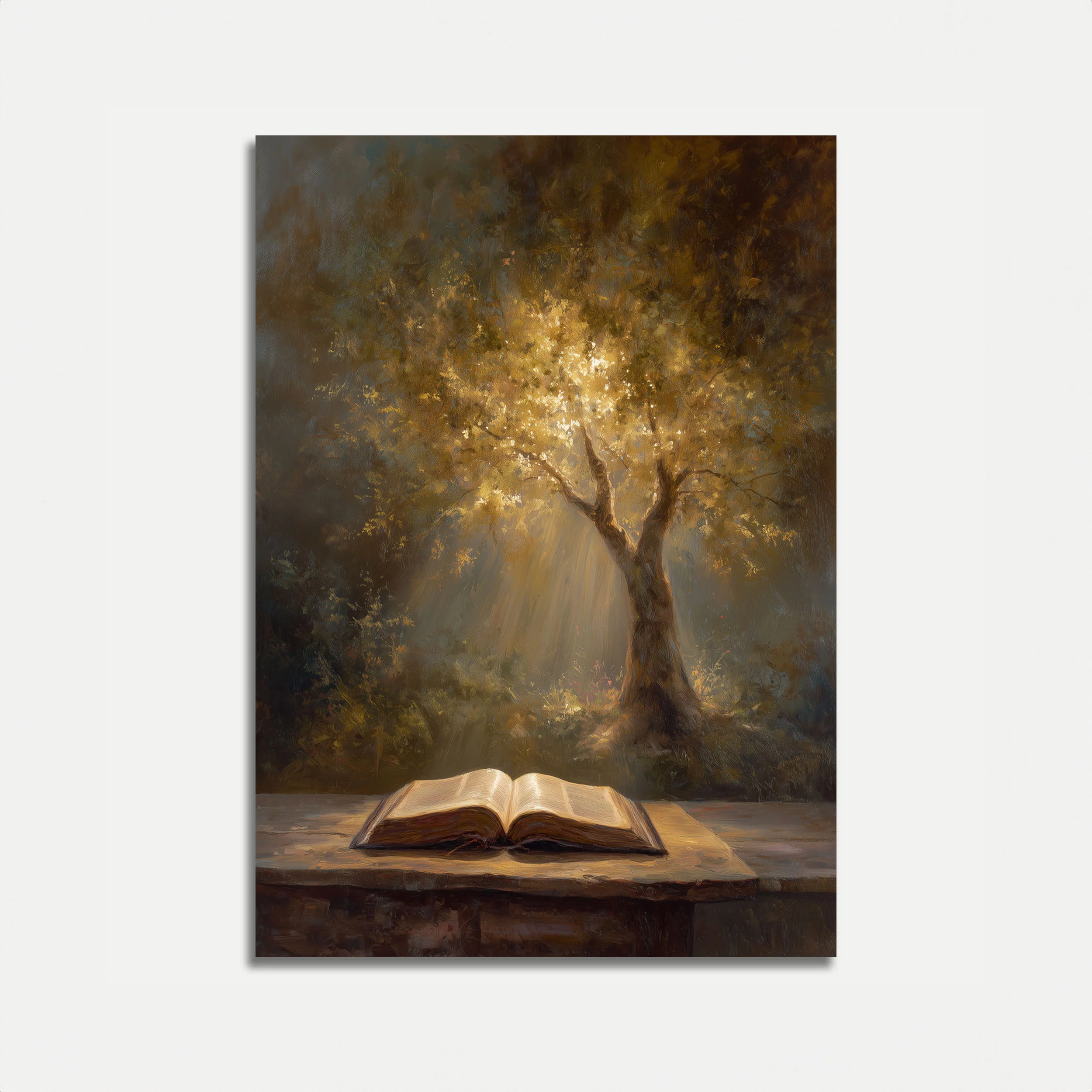 Illuminated Book of Knowledge Poster
