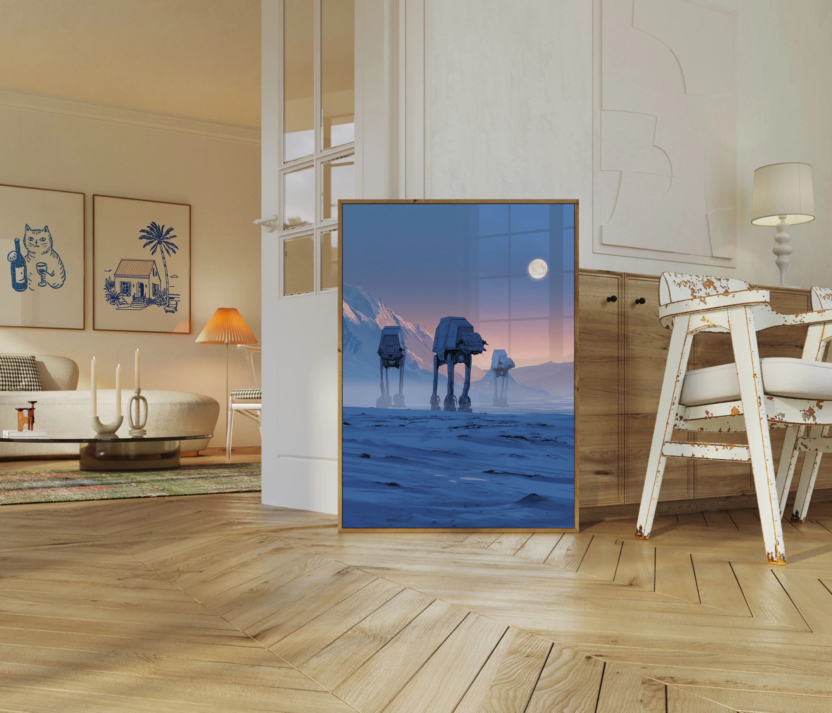 Imperial Walkers Arctic Landscape Poster - Image 5