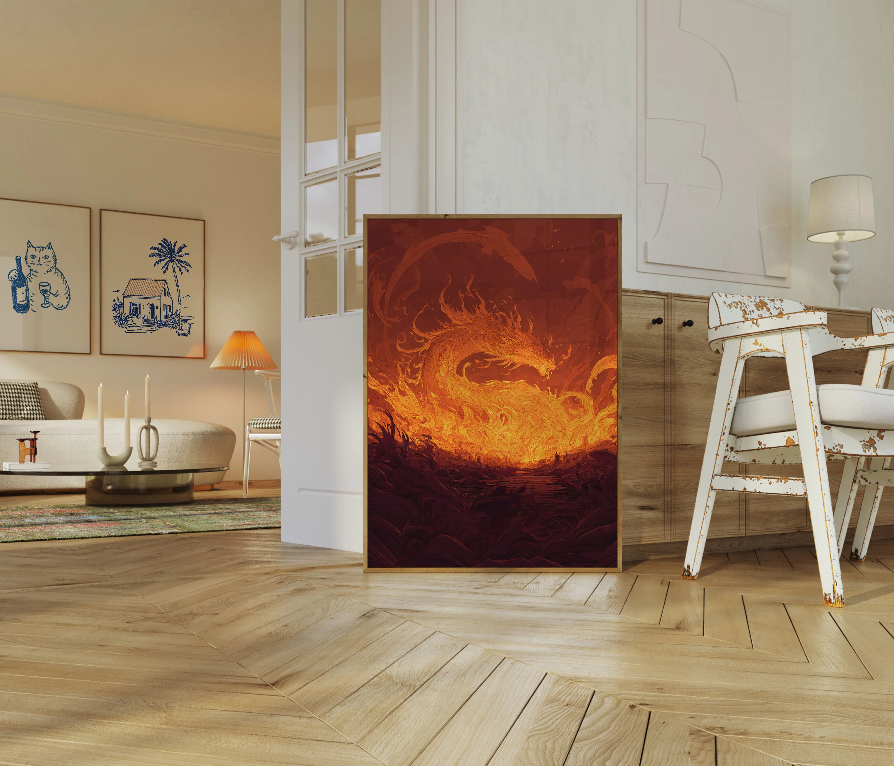 Inferno Dragon Apocalypse Poster - Image 5