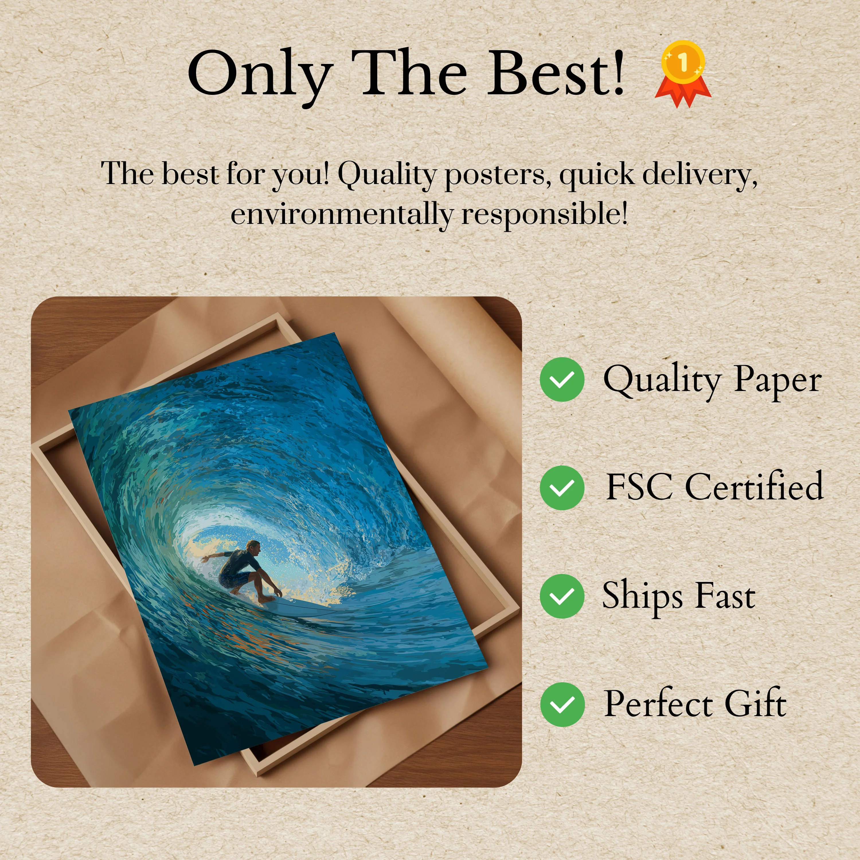 Inside the Ocean's Blue Barrel Poster - Image 3