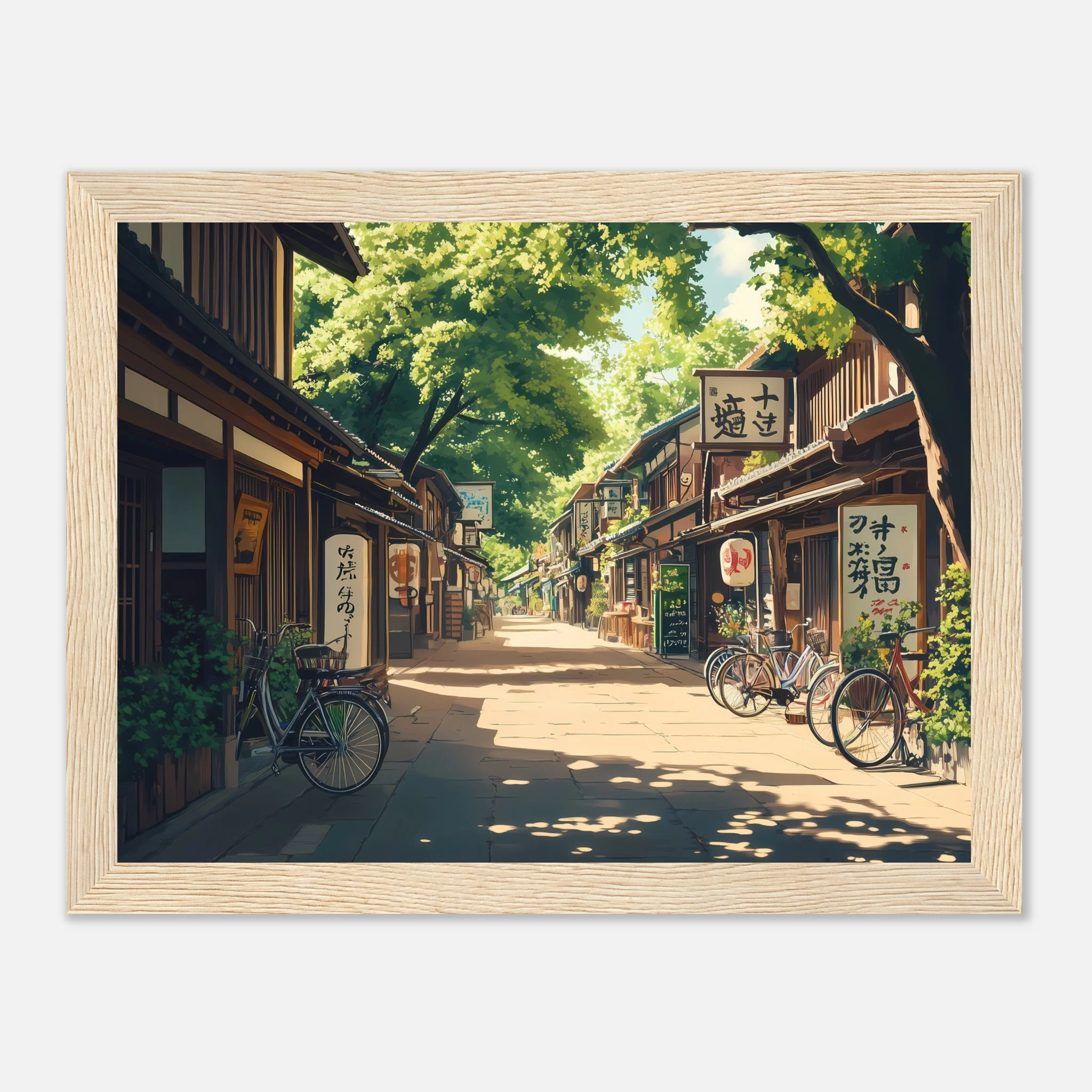 Japanese Street Market Charm – Poster - Image 12
