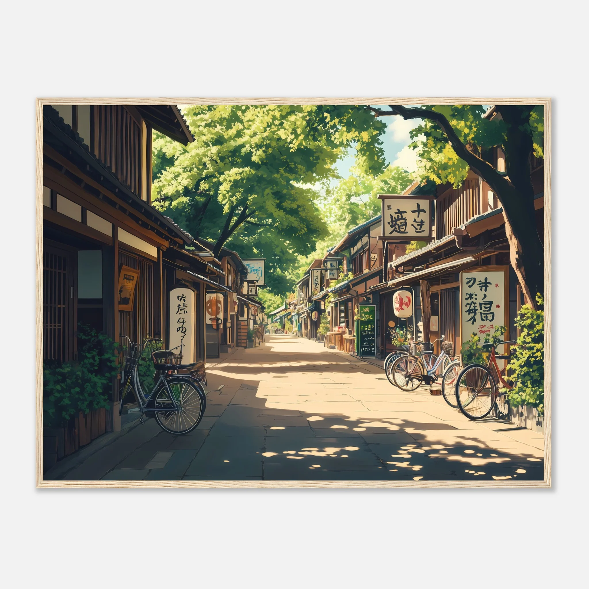 Japanese Street Market Charm – Poster - Image 13