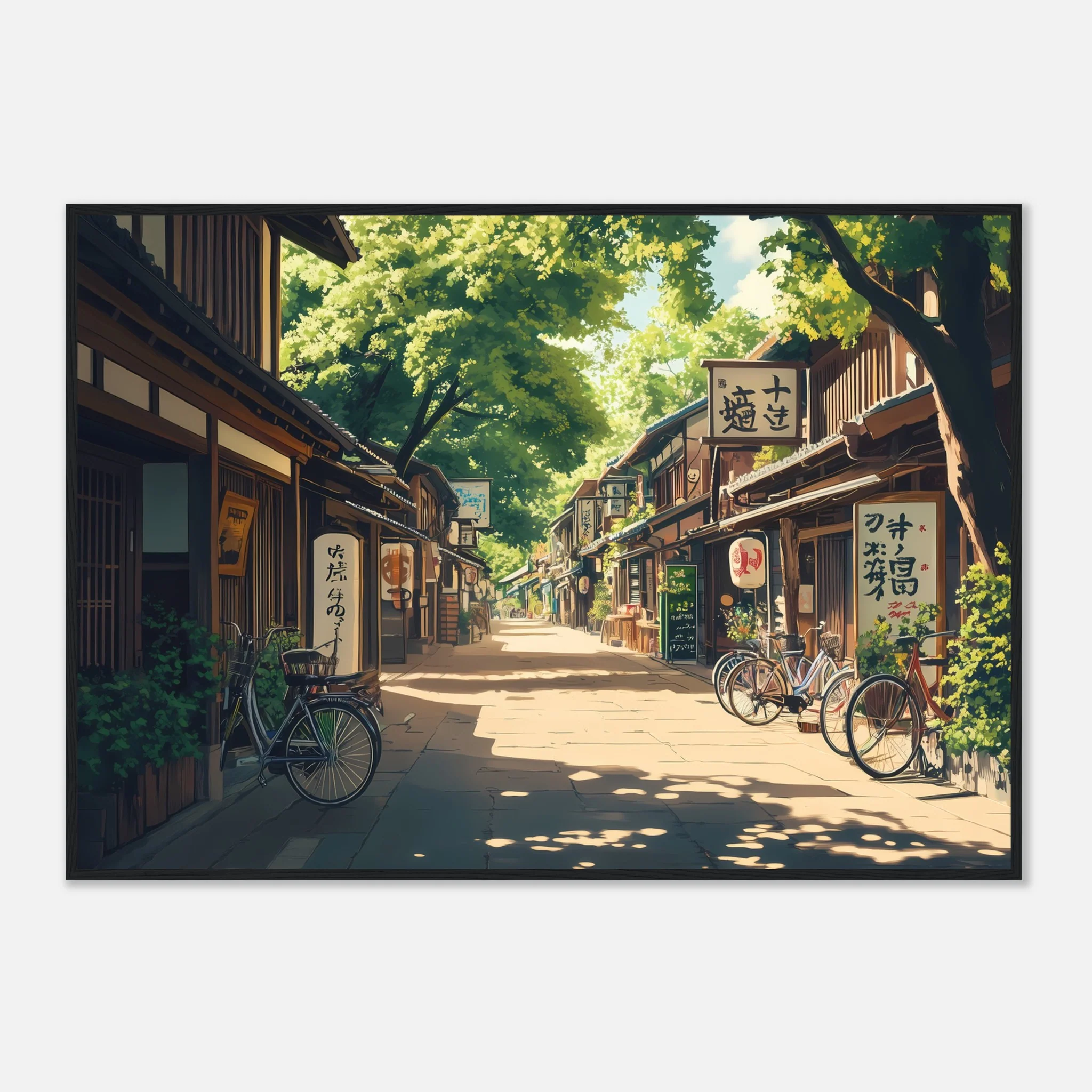 Japanese Street Market Charm – Poster - Image 14
