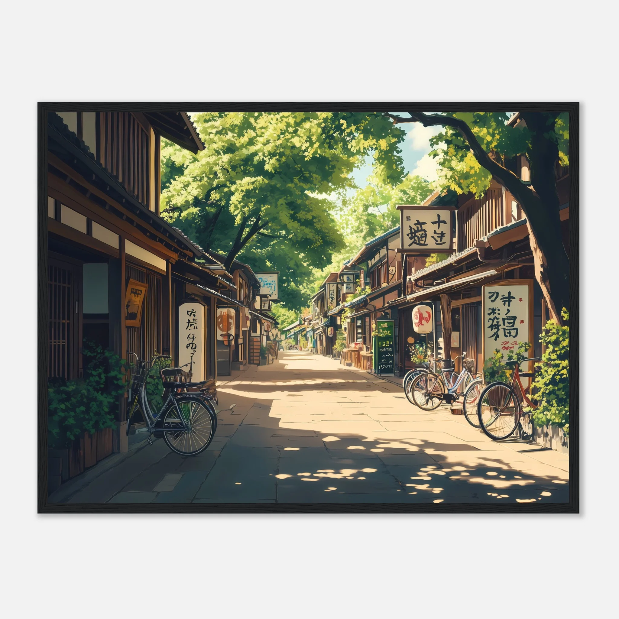 Japanese Street Market Charm – Poster - Image 17