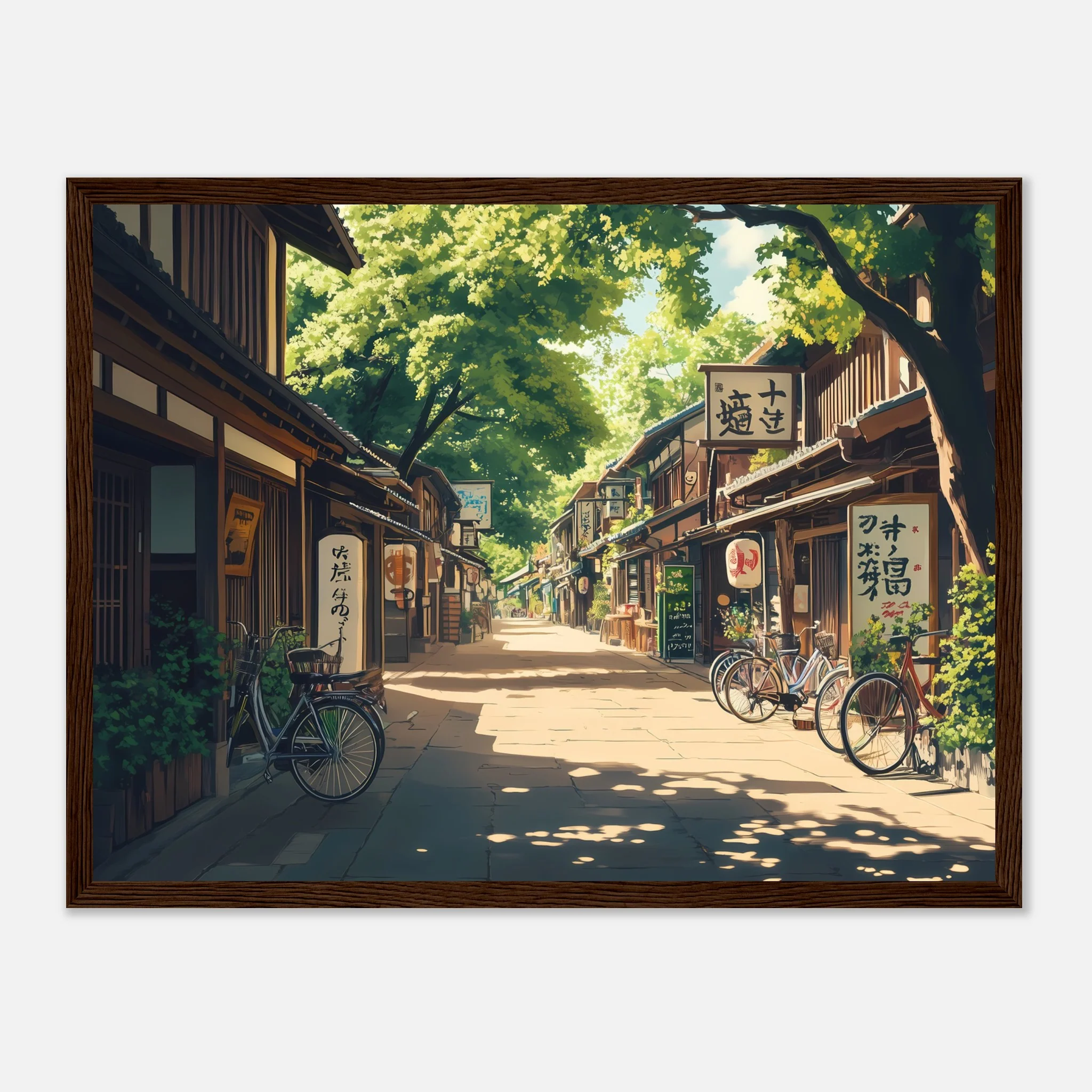 Japanese Street Market Charm – Poster - Image 19