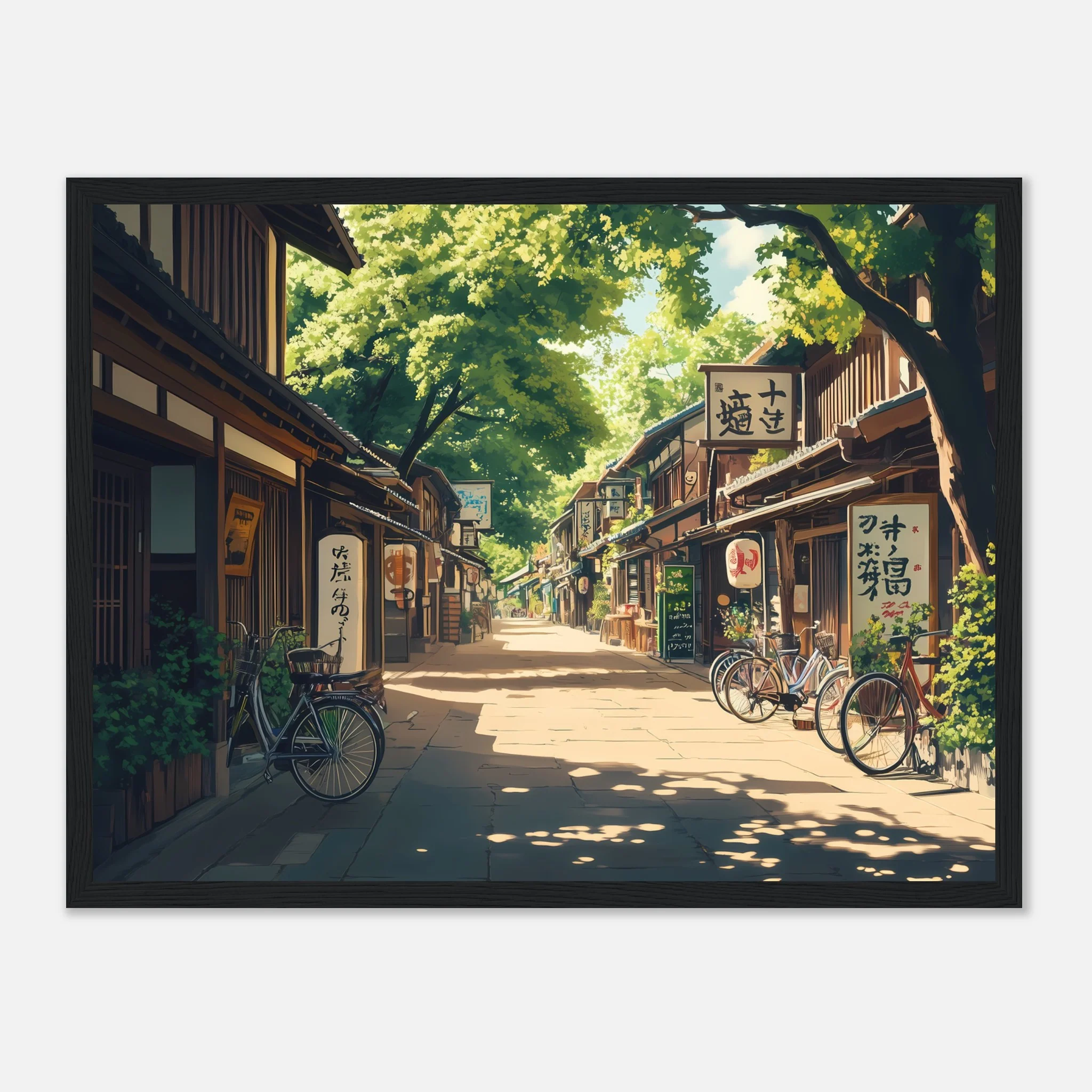 Japanese Street Market Charm – Poster - Image 21