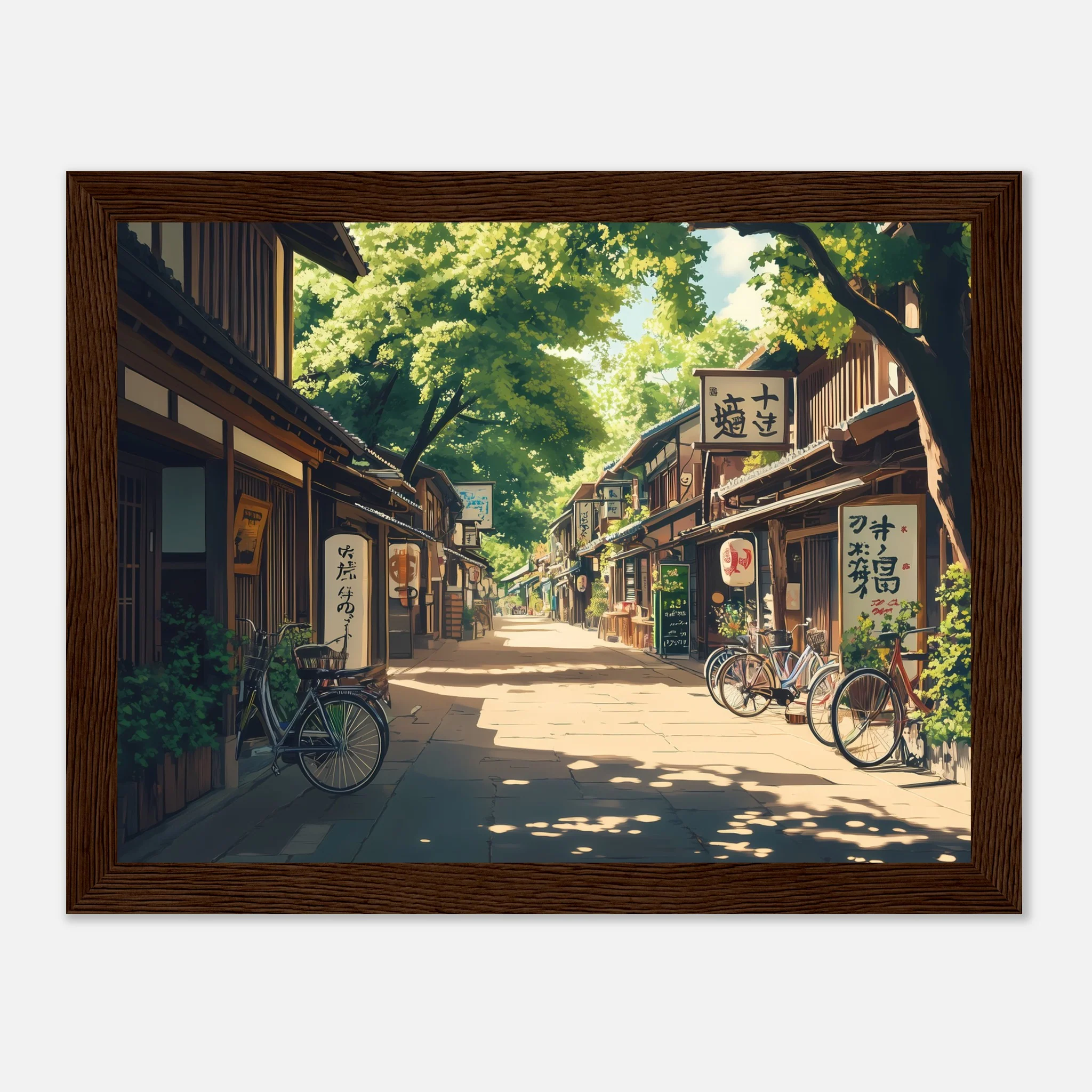 Japanese Street Market Charm – Poster - Image 22