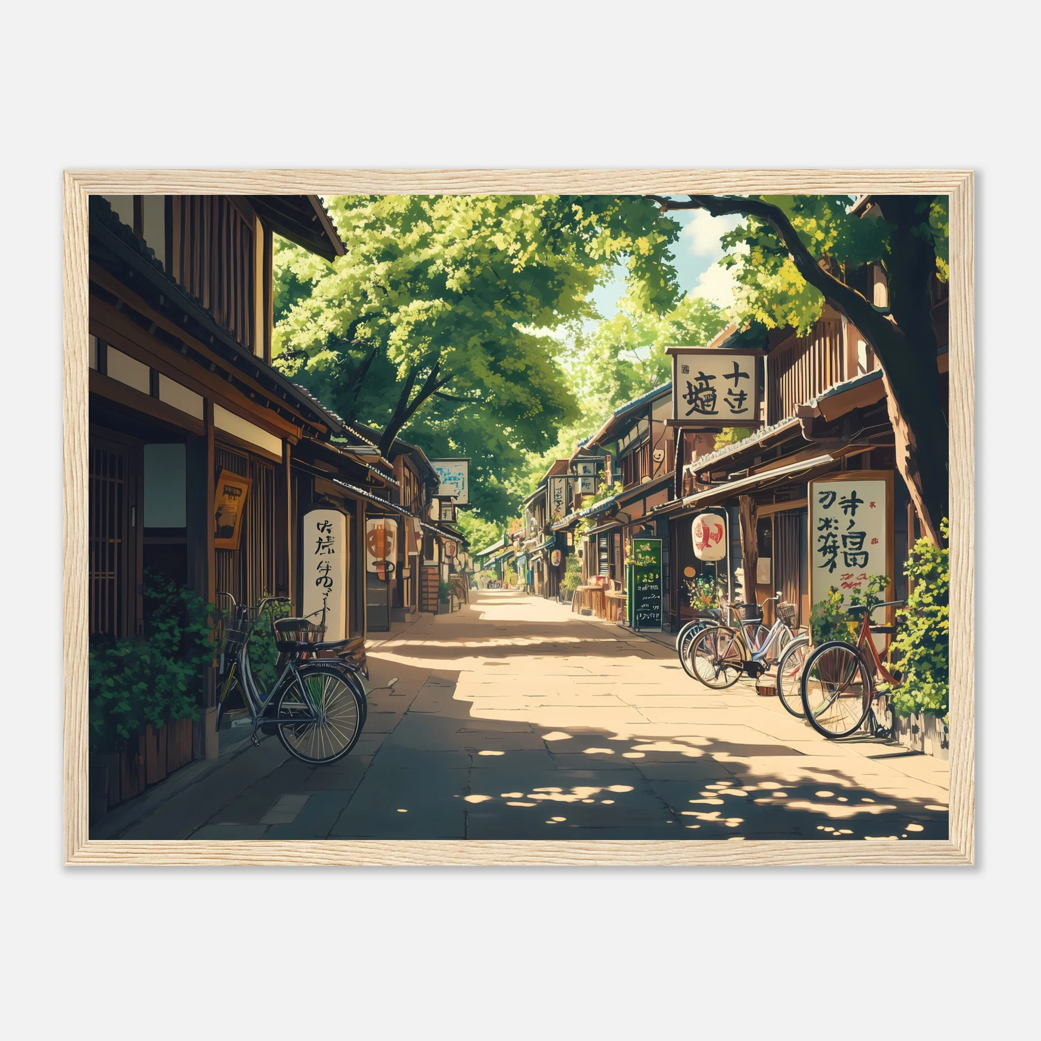 Japanese Street Market Charm – Poster - Image 23